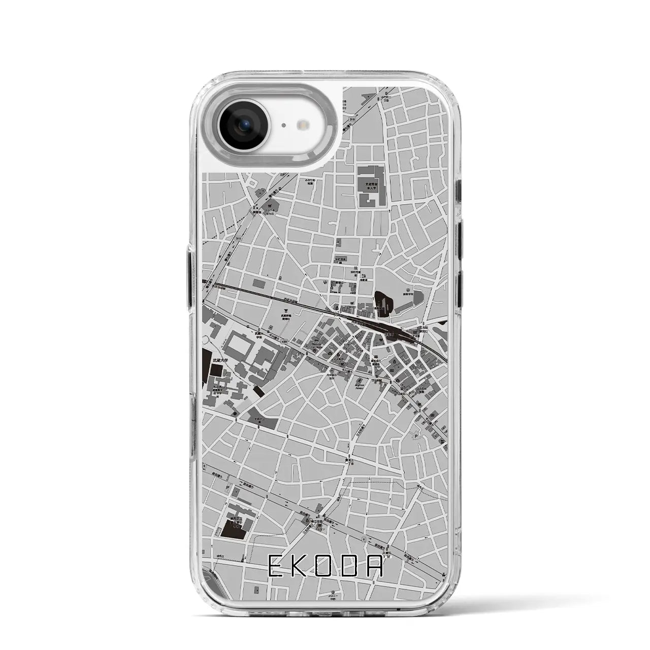 【江古田(東京都)】地図柄iPhoneケース(MagSafeタイプ)