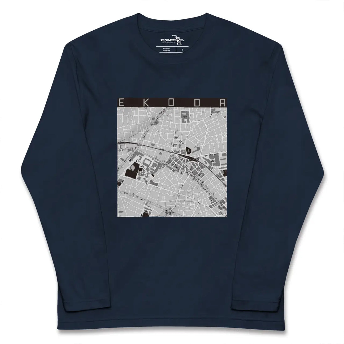 【江古田(東京都)】地図柄ロングスリーブTシャツ