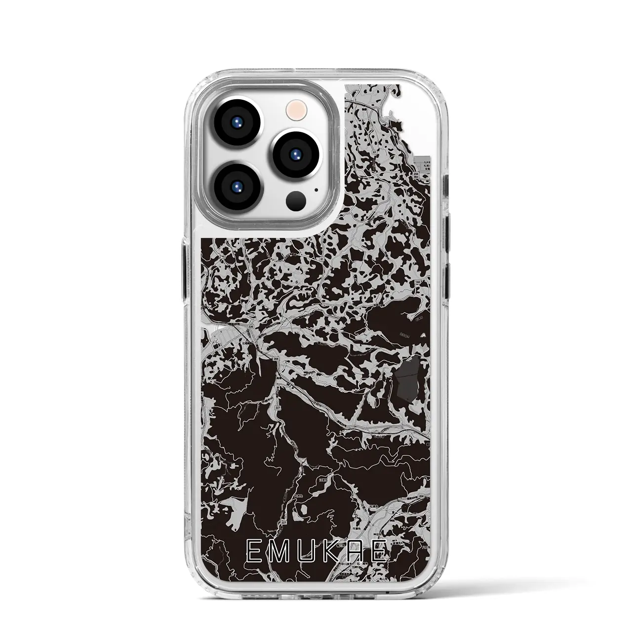 【江迎(長崎県)】地図柄iPhoneケース(MagSafeタイプ)