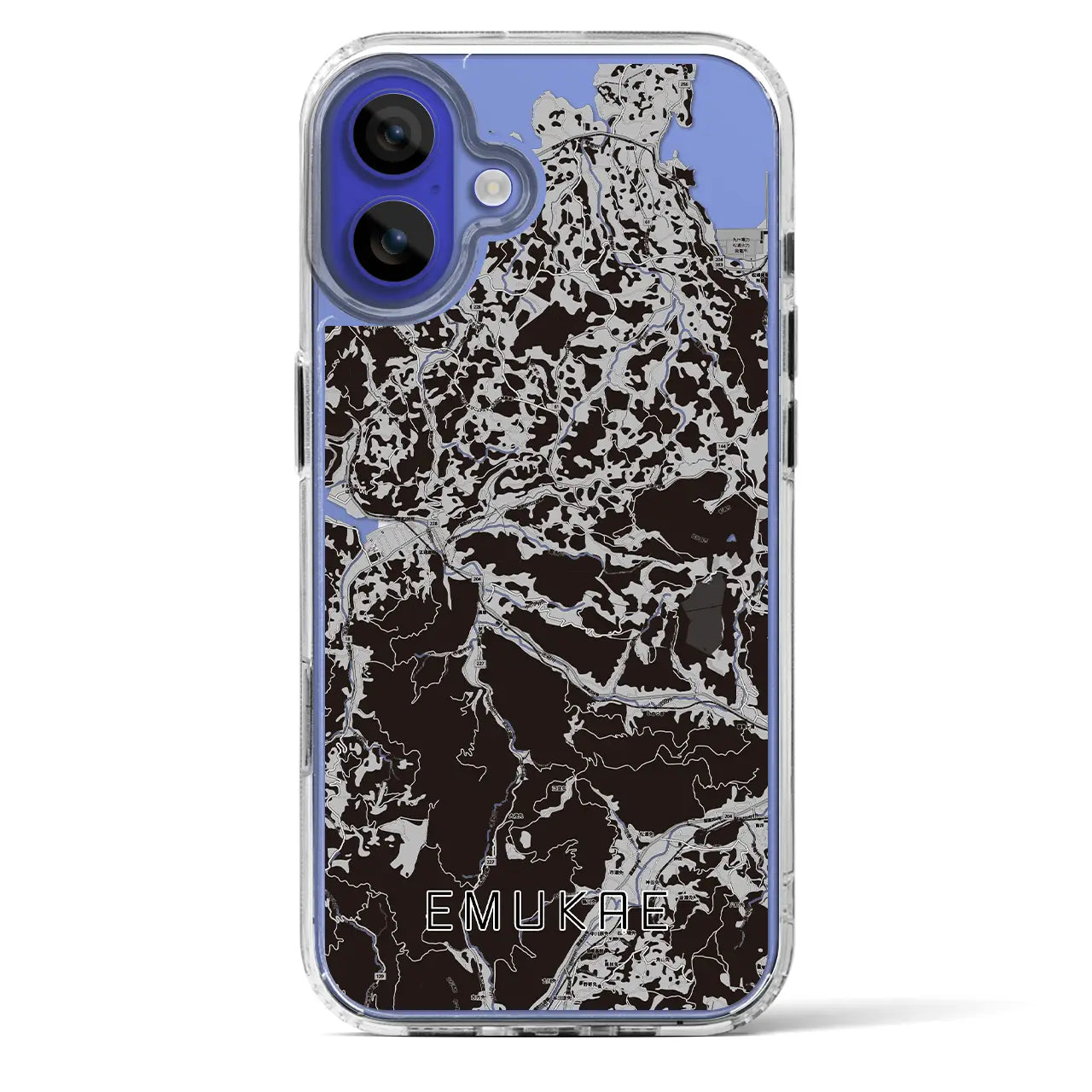 【江迎(長崎県)】地図柄iPhoneケース(MagSafeタイプ)