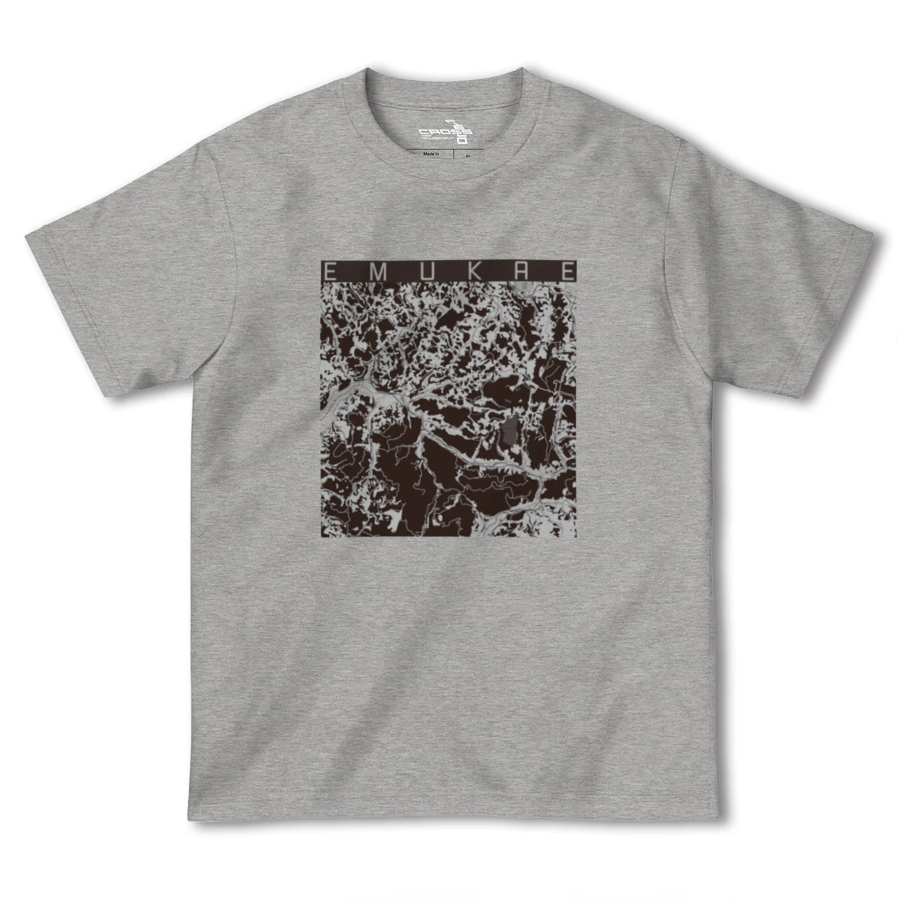 【江迎(長崎県)】地図柄ヘビーウェイトTシャツ