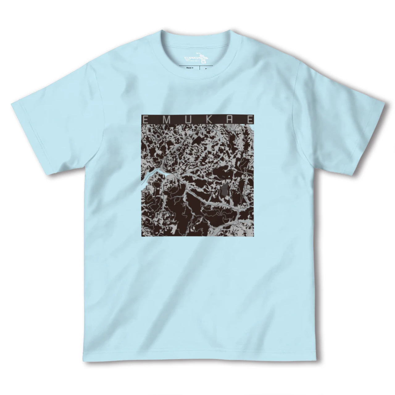 【江迎(長崎県)】地図柄ヘビーウェイトTシャツ