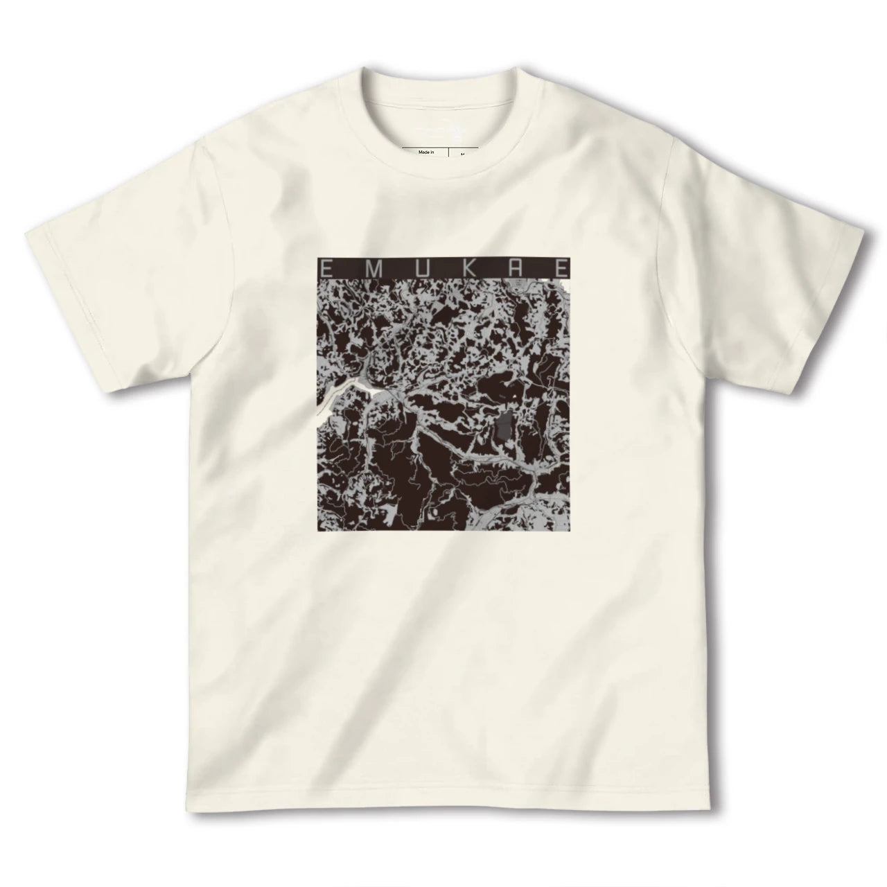 【江迎(長崎県)】地図柄ヘビーウェイトTシャツ