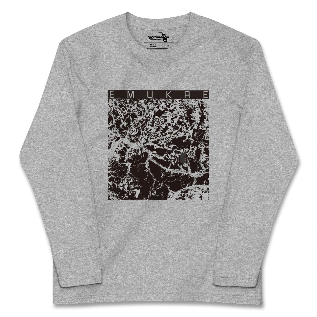 【江迎(長崎県)】地図柄ロングスリーブTシャツ