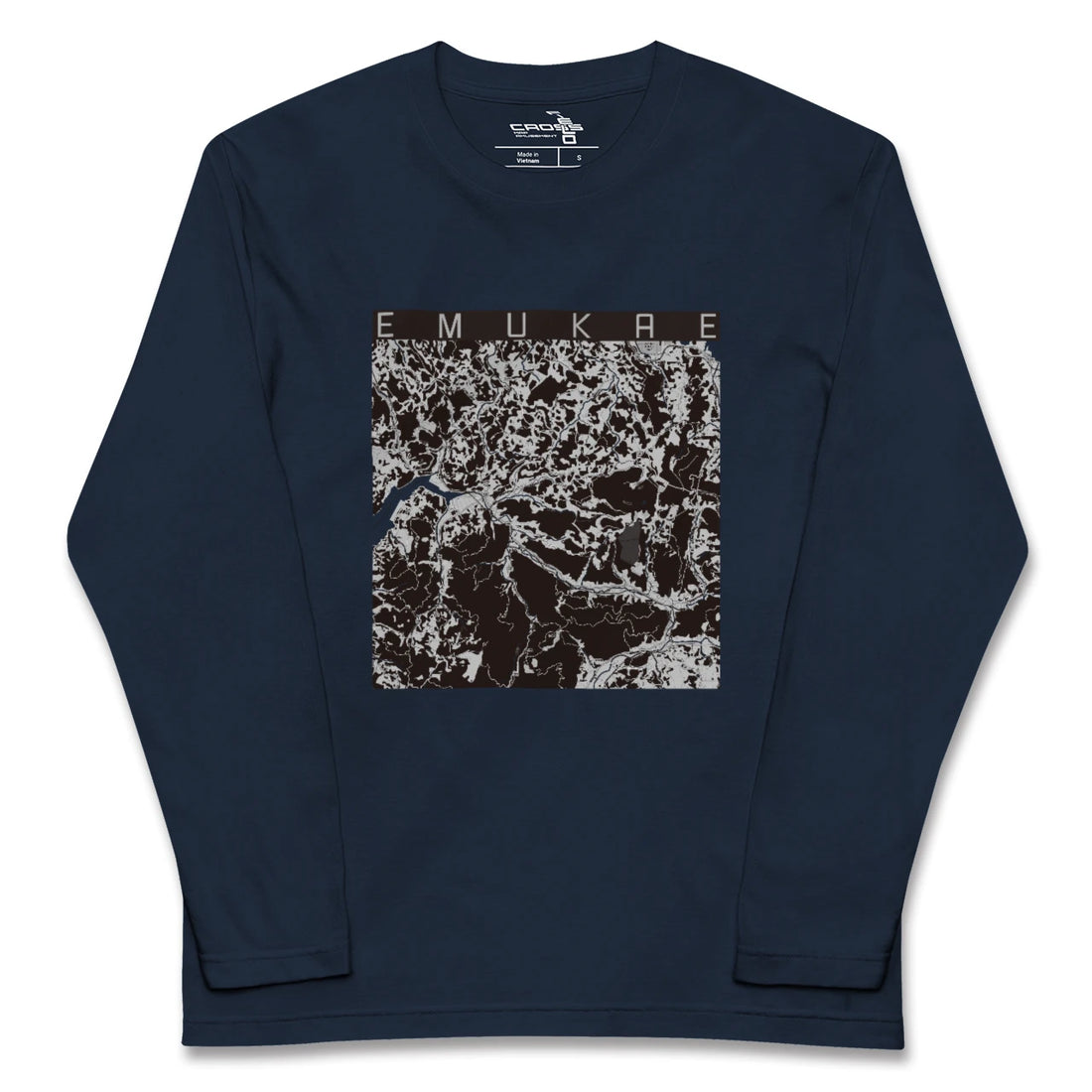 【江迎(長崎県)】地図柄ロングスリーブTシャツ