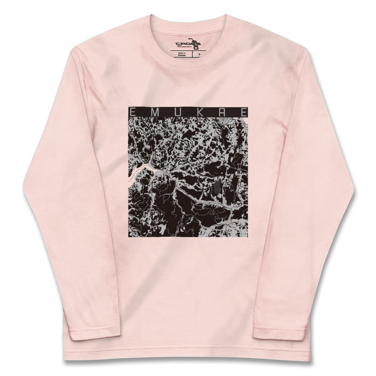 【江迎(長崎県)】地図柄ロングスリーブTシャツ
