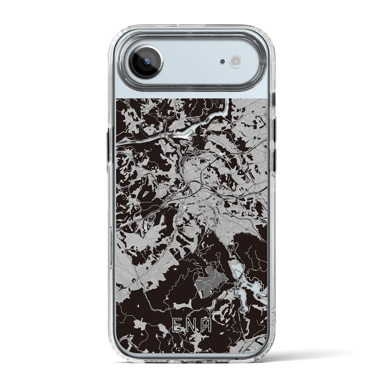 【恵那(岐阜県)】地図柄iPhoneケース(MagSafeタイプ)