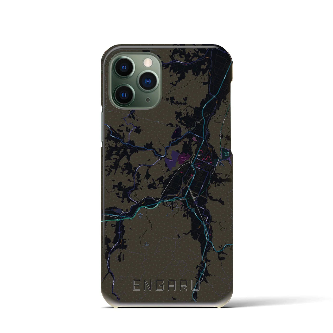 【遠軽(北海道)】地図柄iPhoneケース(バックカバータイプ)