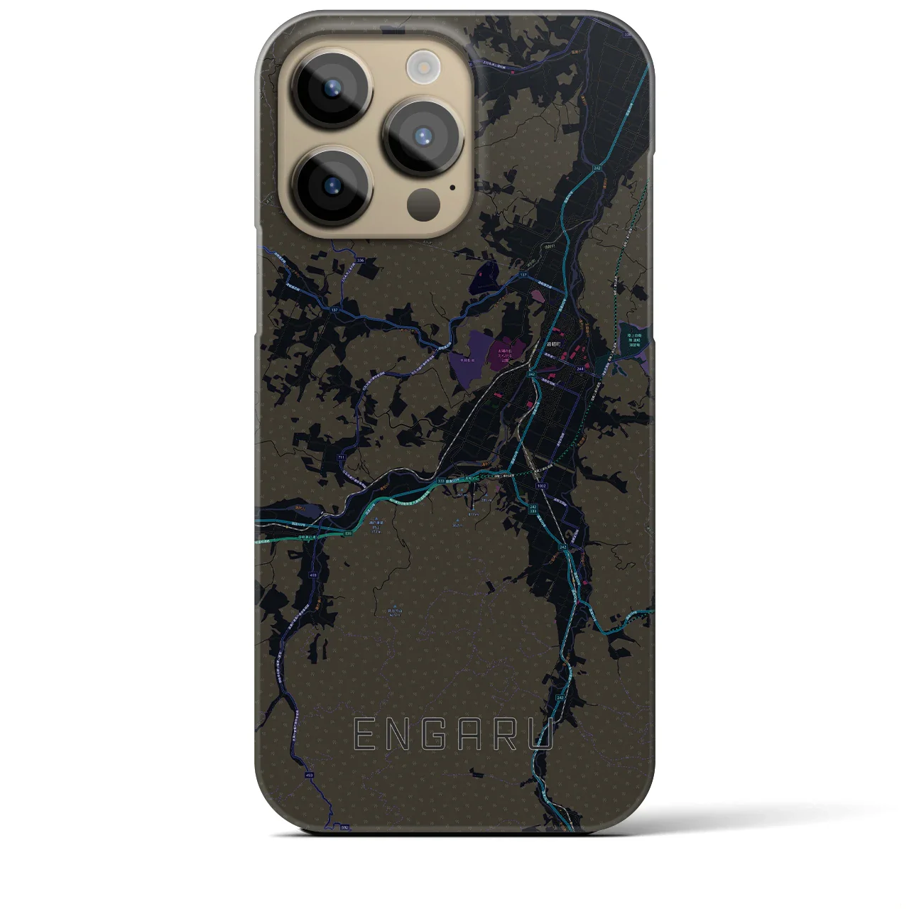 【遠軽(北海道)】地図柄iPhoneケース(バックカバータイプ)