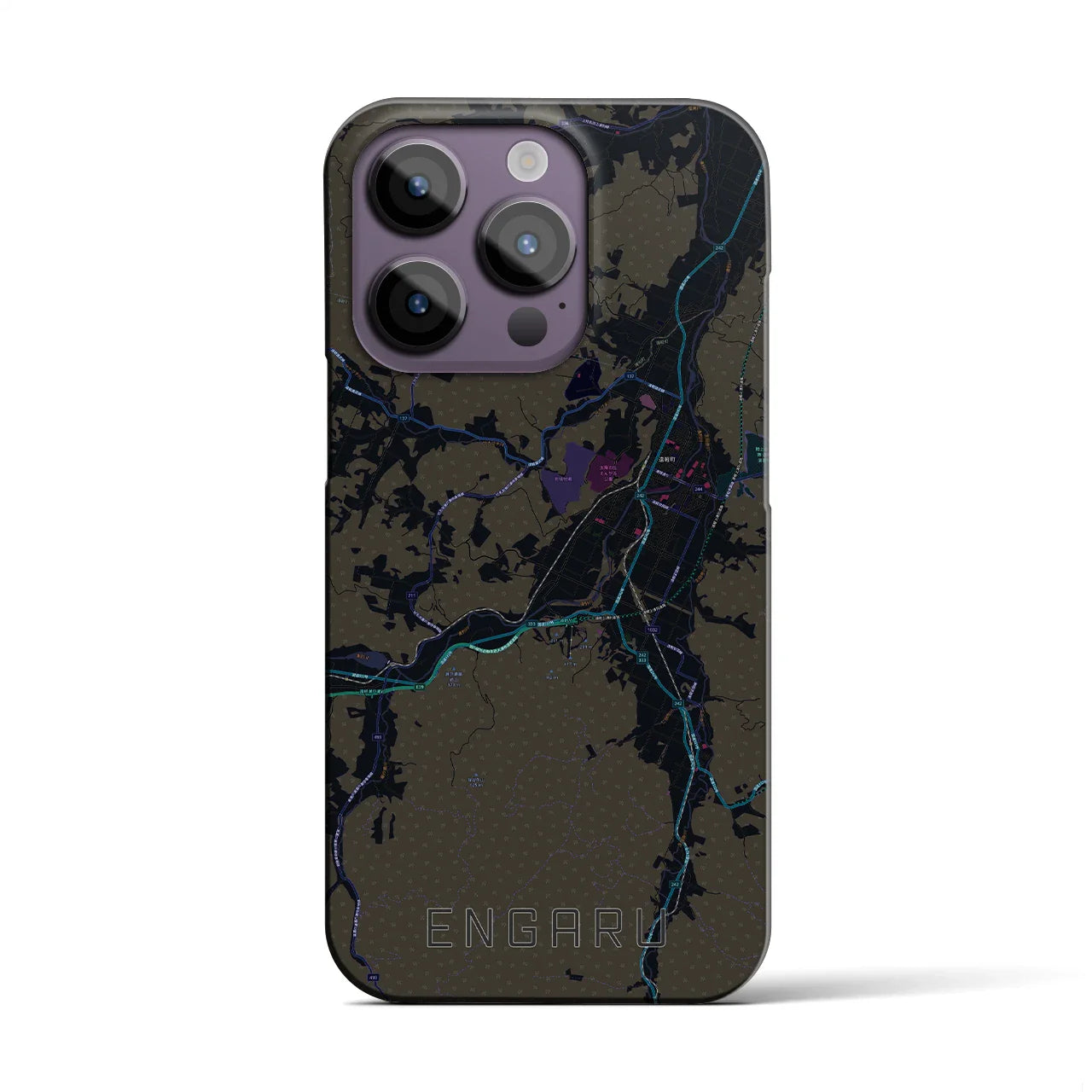 【遠軽(北海道)】地図柄iPhoneケース(バックカバータイプ)