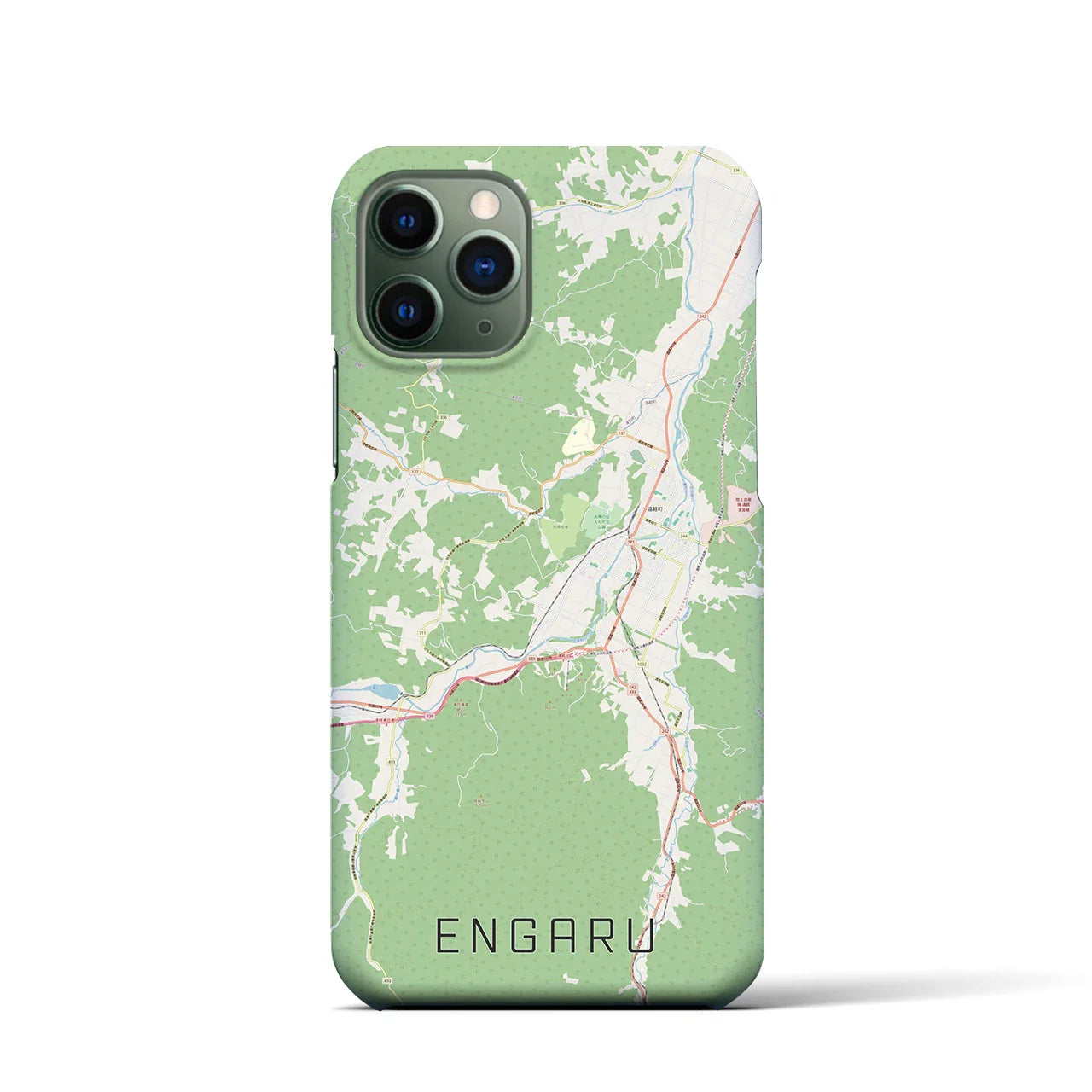 【遠軽(北海道)】地図柄iPhoneケース(バックカバータイプ)