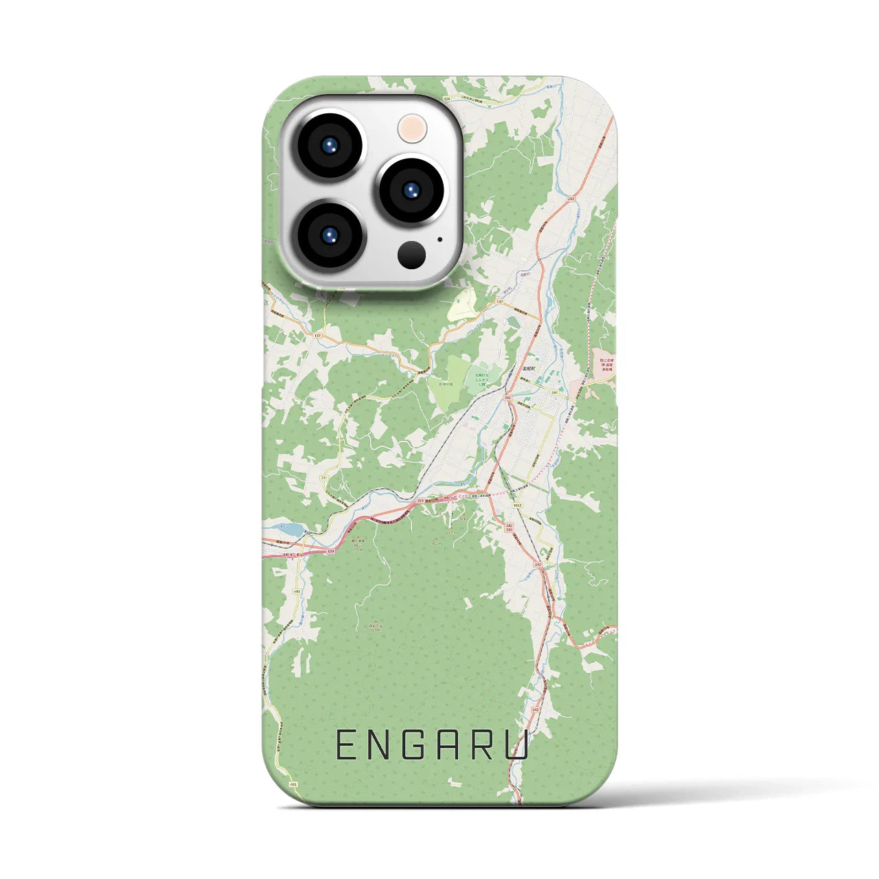 【遠軽(北海道)】地図柄iPhoneケース(バックカバータイプ)