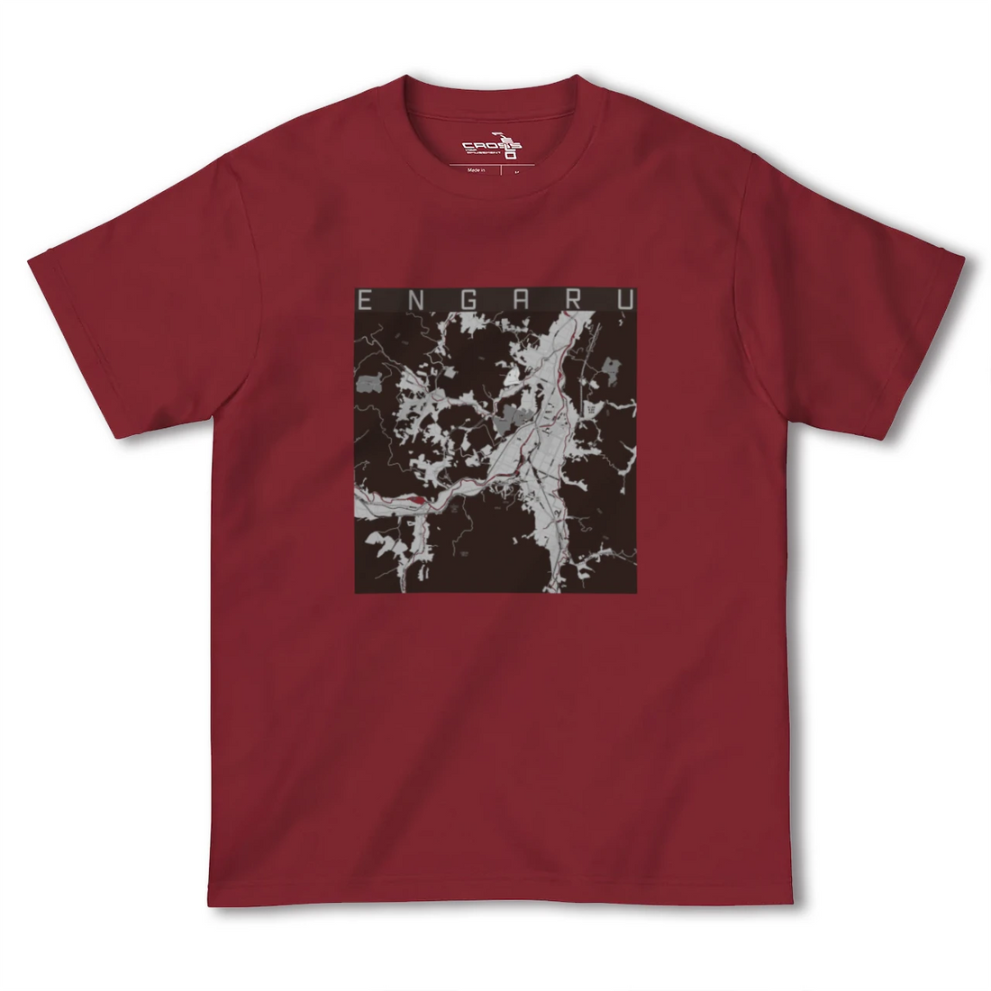 【遠軽(北海道)】地図柄ヘビーウェイトTシャツ