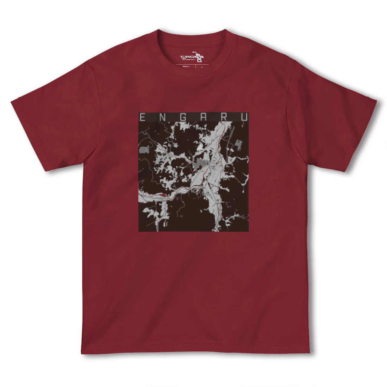 【遠軽(北海道)】地図柄ヘビーウェイトTシャツ