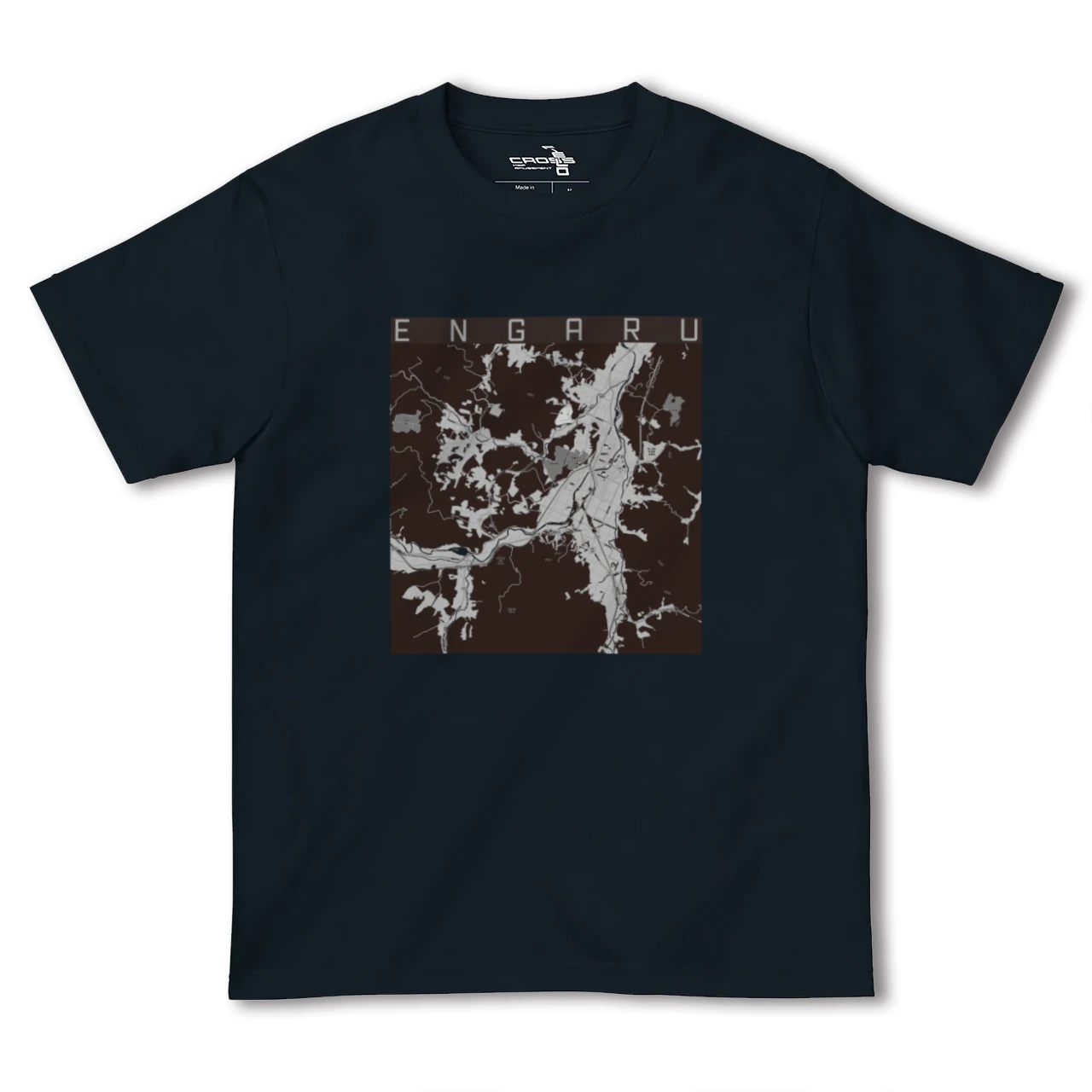 【遠軽(北海道)】地図柄ヘビーウェイトTシャツ