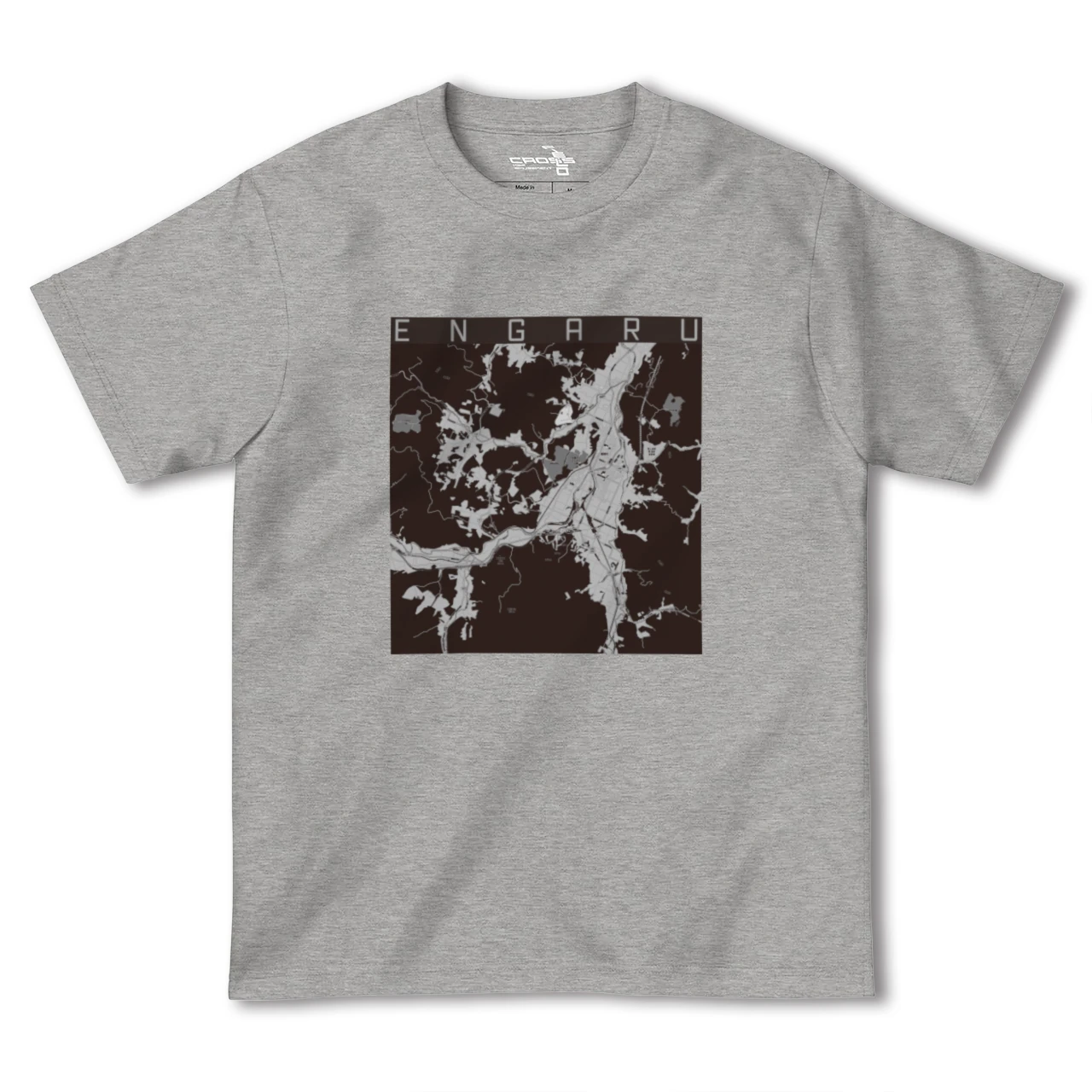 【遠軽(北海道)】地図柄ヘビーウェイトTシャツ