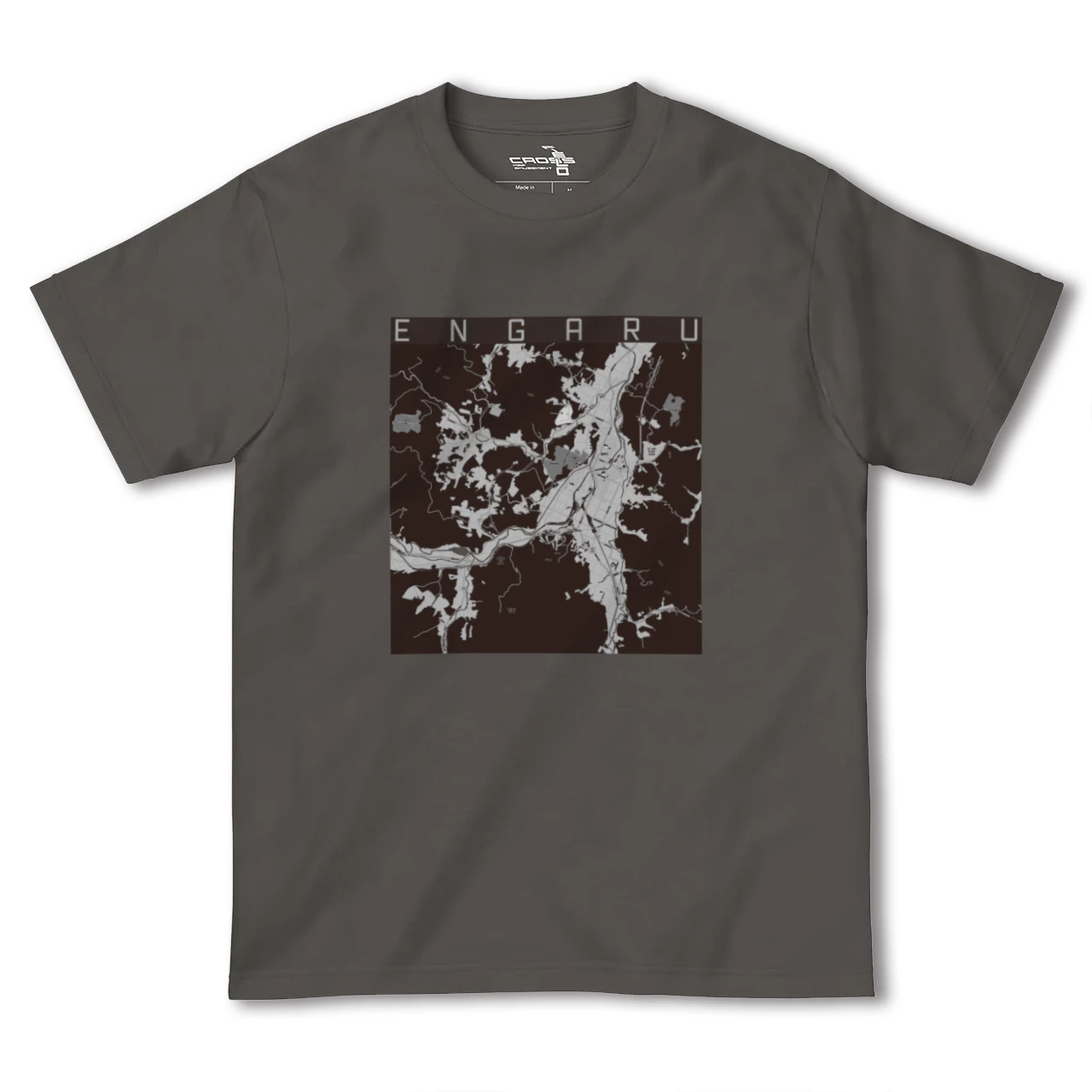 【遠軽(北海道)】地図柄ヘビーウェイトTシャツ