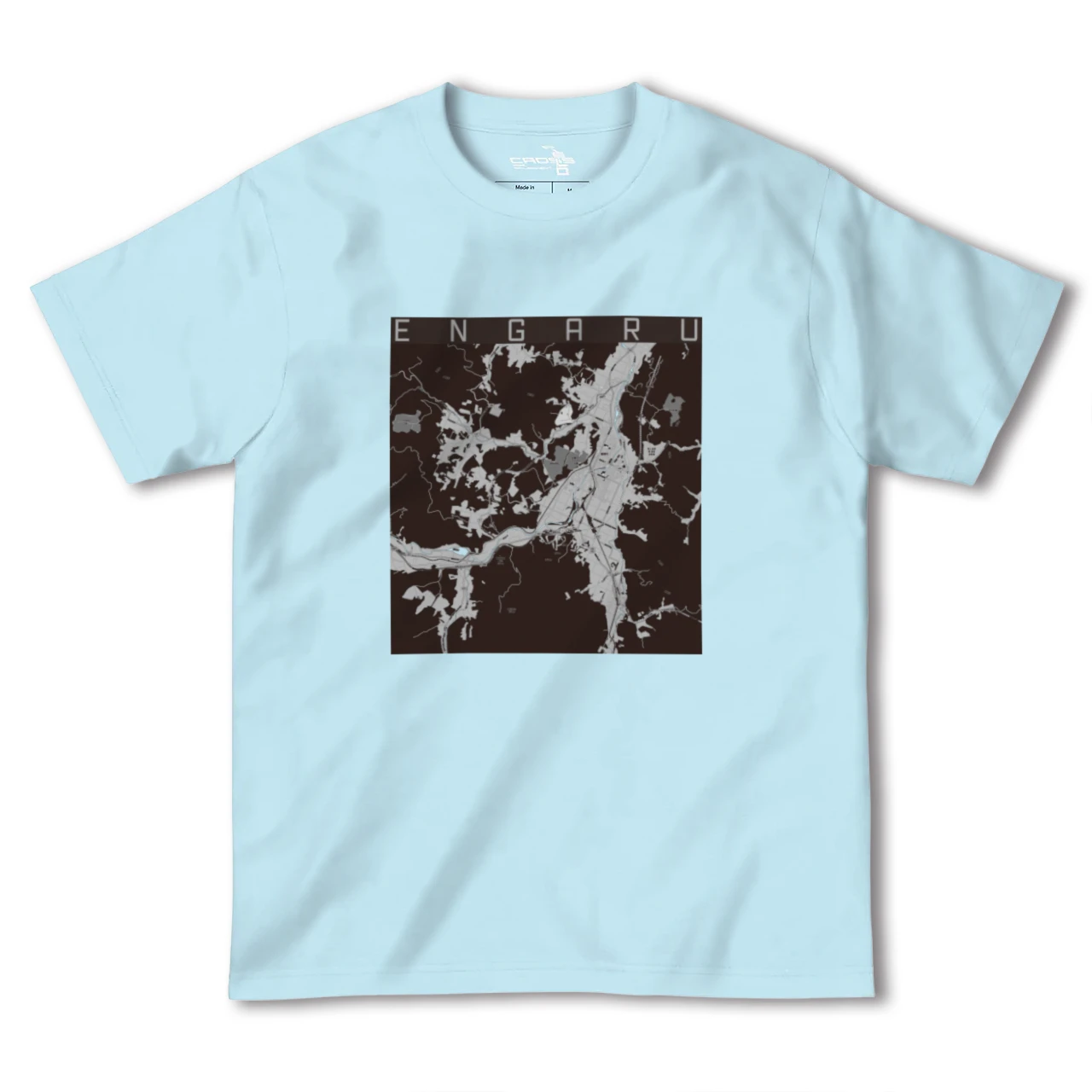 【遠軽(北海道)】地図柄ヘビーウェイトTシャツ