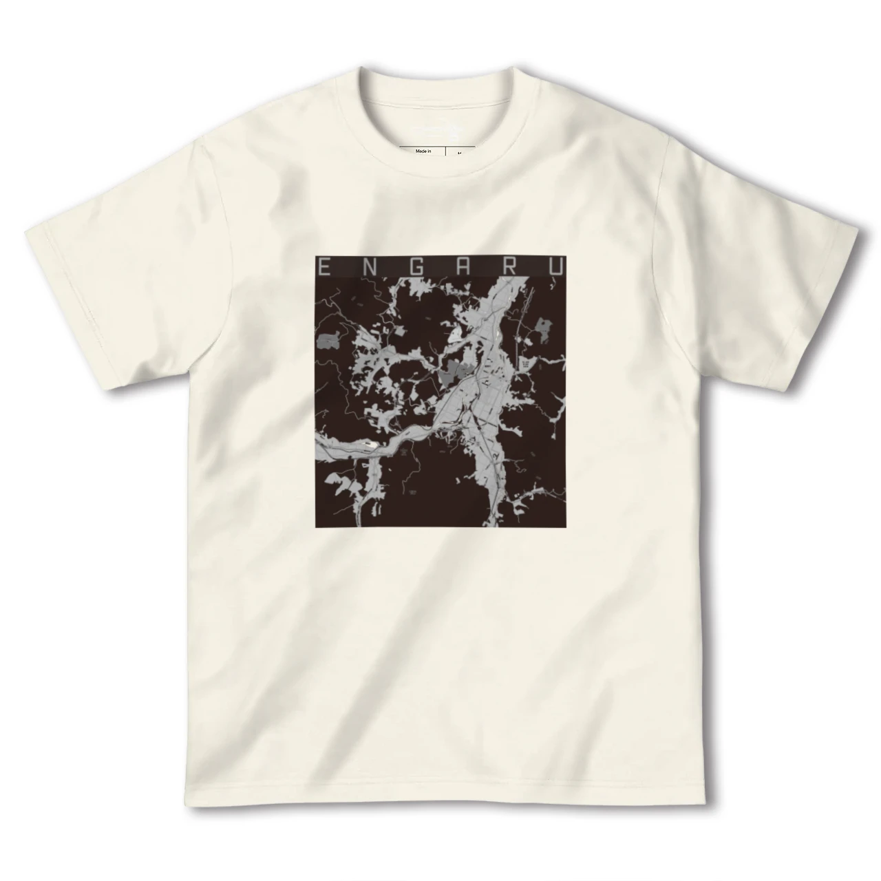 【遠軽(北海道)】地図柄ヘビーウェイトTシャツ