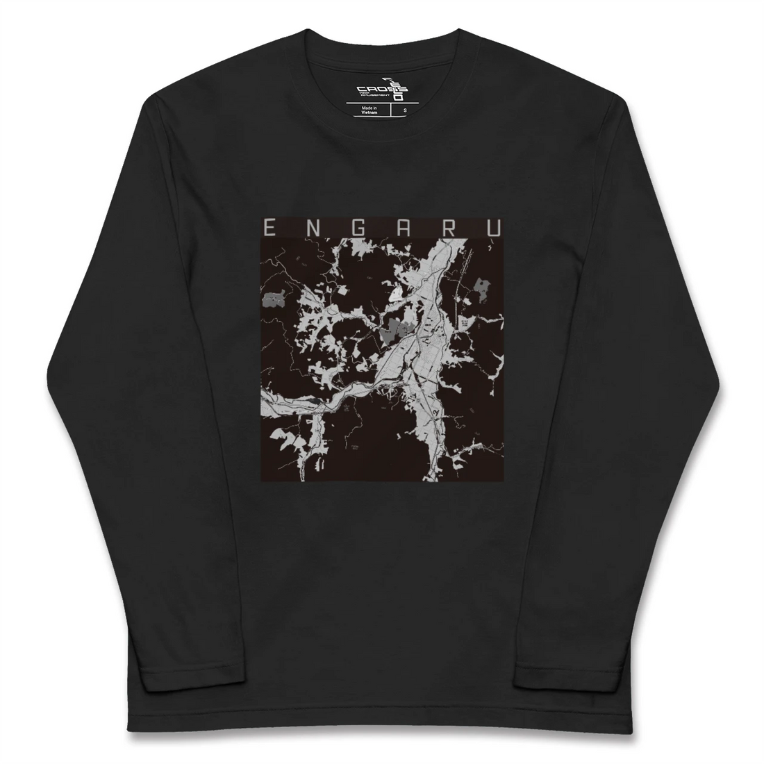 【遠軽(北海道)】地図柄ロングスリーブTシャツ
