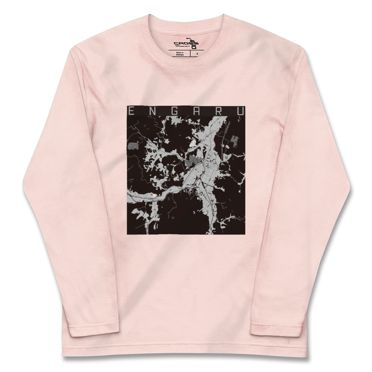 【遠軽(北海道)】地図柄ロングスリーブTシャツ