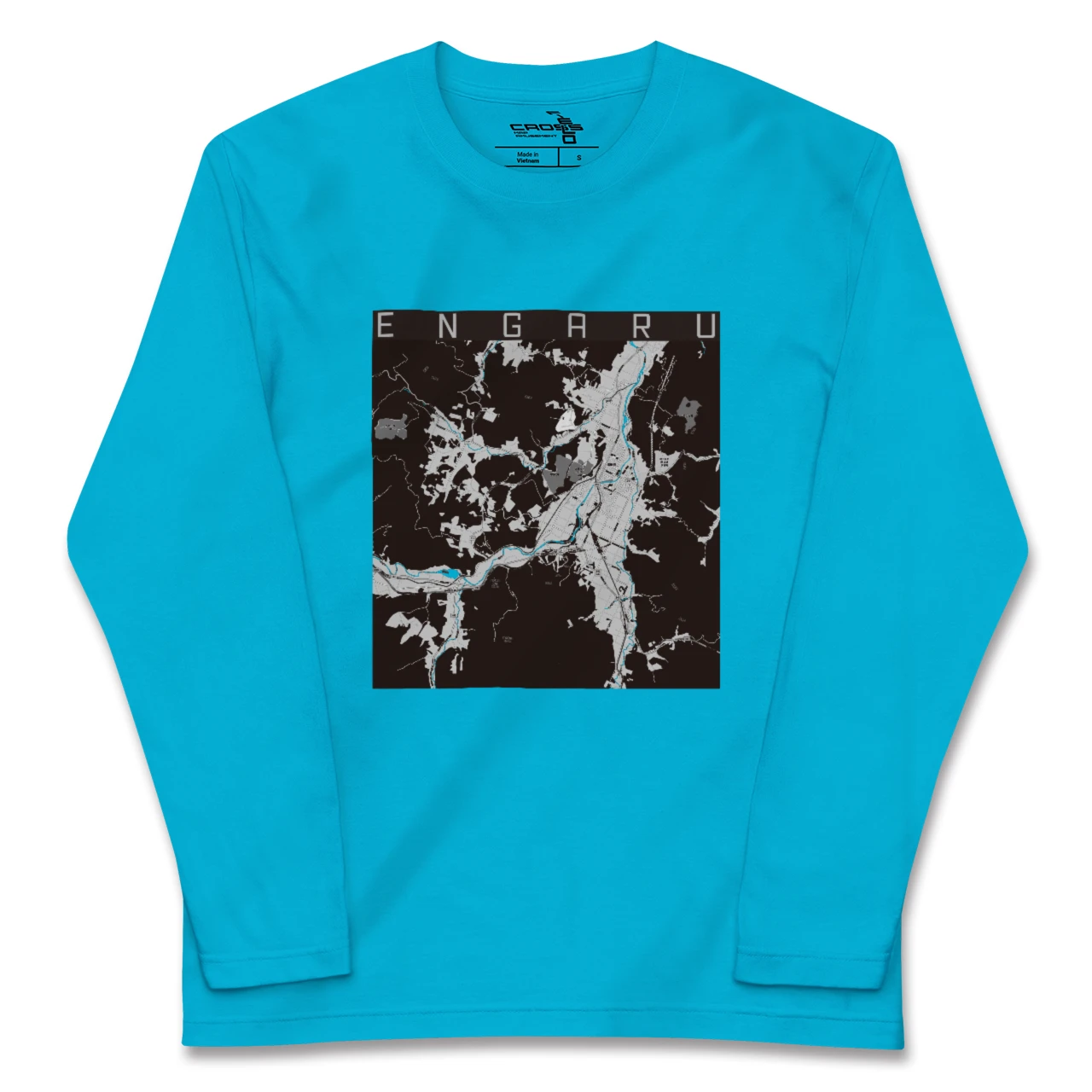 【遠軽(北海道)】地図柄ロングスリーブTシャツ