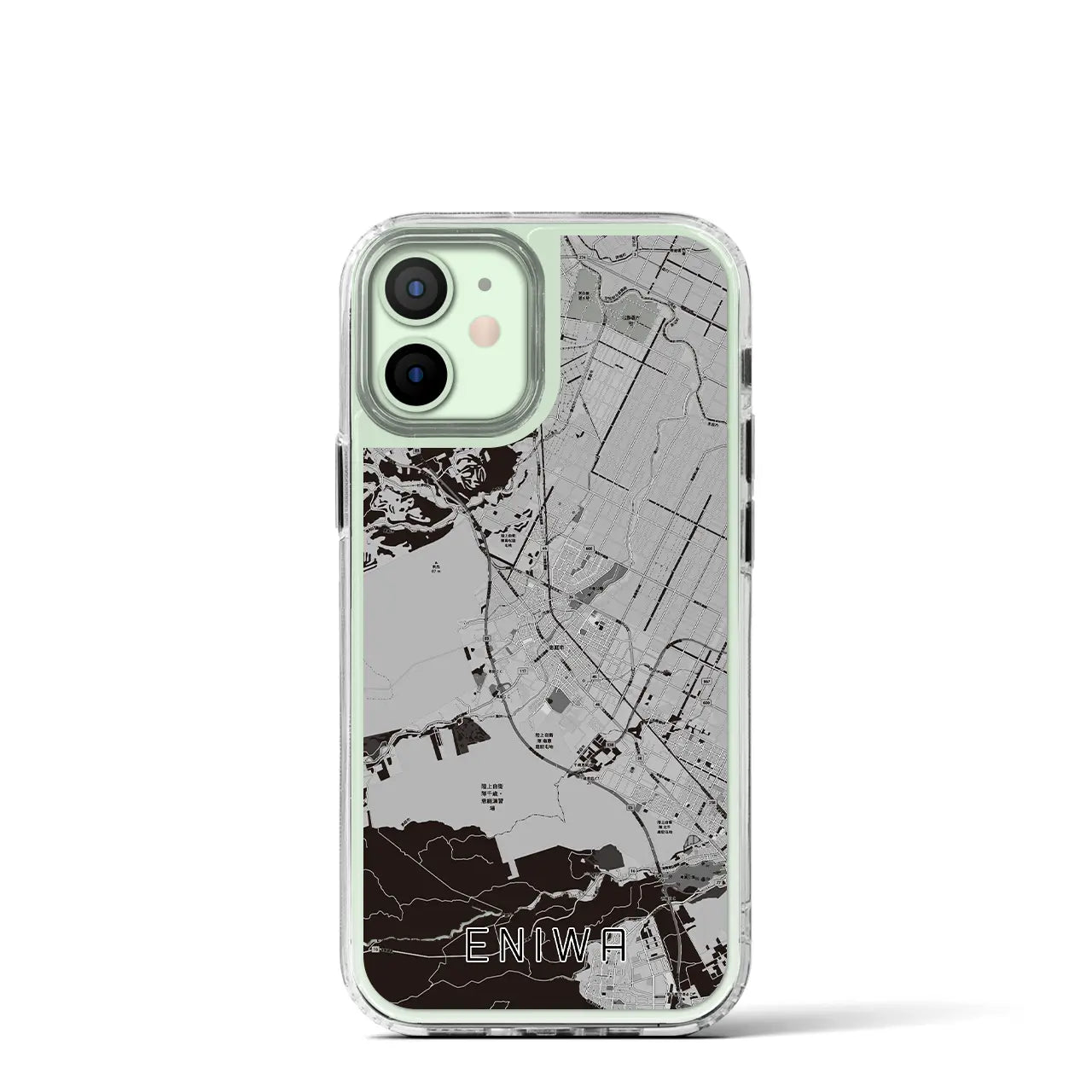【恵庭(北海道)】地図柄iPhoneケース(MagSafeタイプ)
