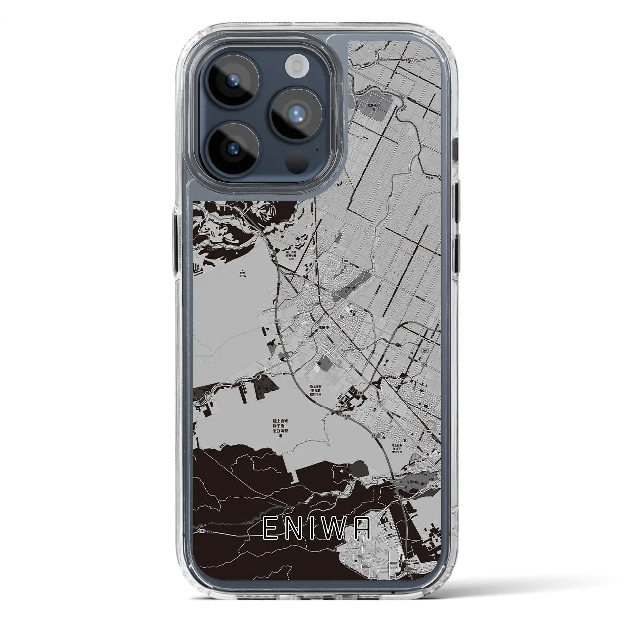 【恵庭(北海道)】地図柄iPhoneケース(MagSafeタイプ)