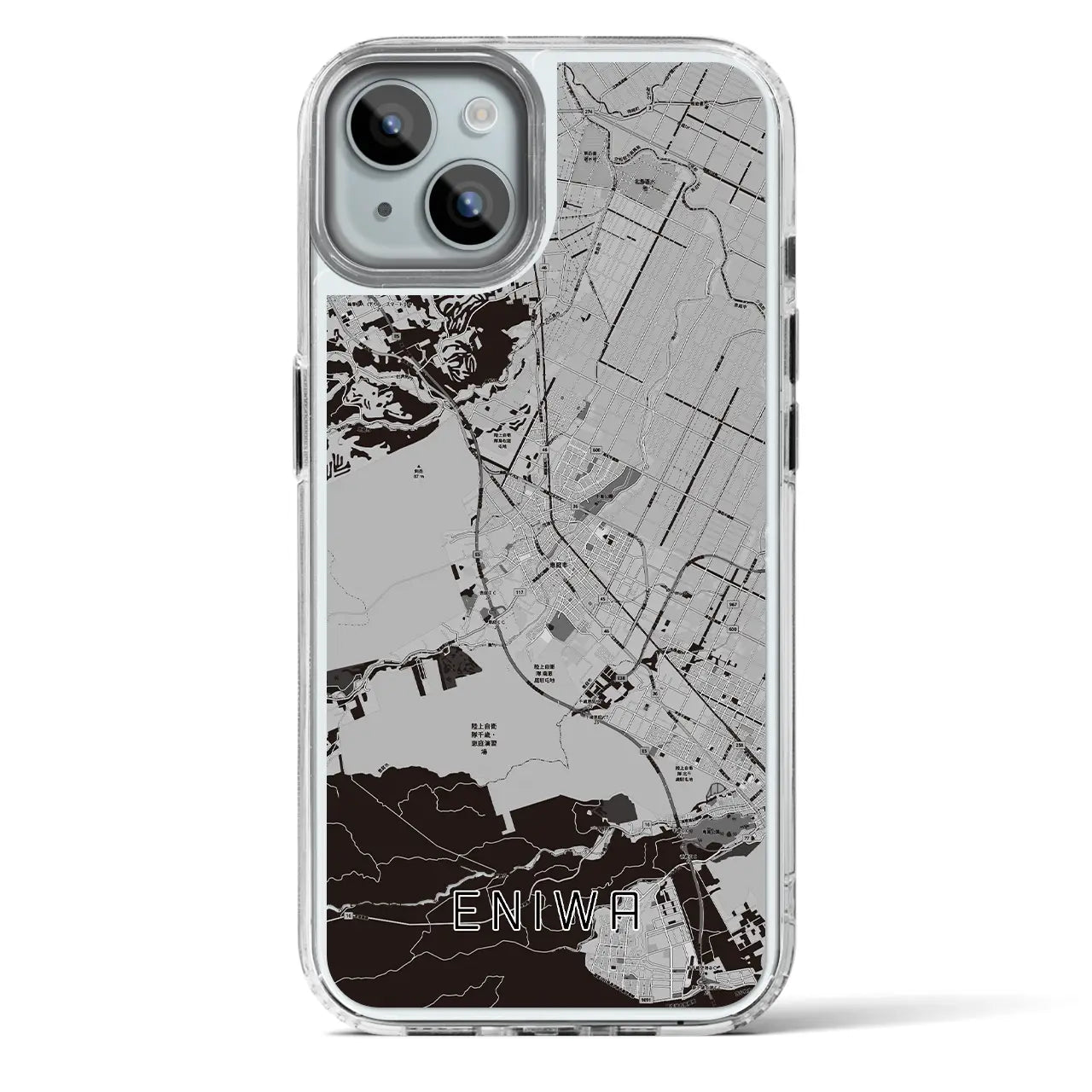 【恵庭(北海道)】地図柄iPhoneケース(MagSafeタイプ)