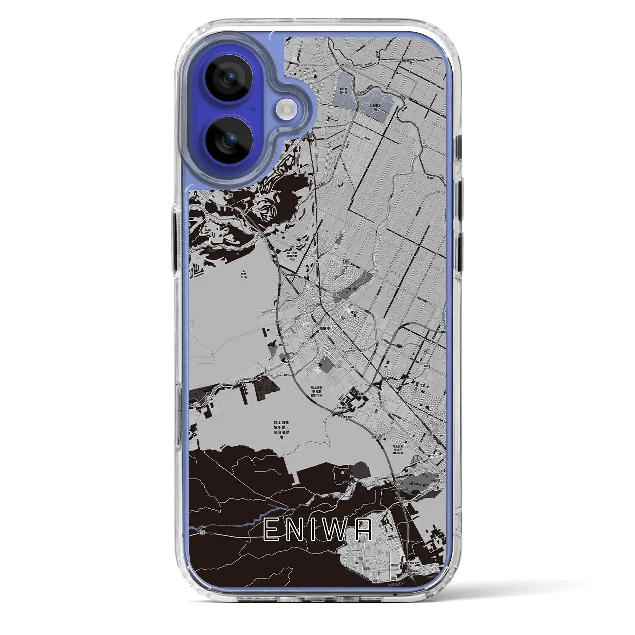 【恵庭(北海道)】地図柄iPhoneケース(MagSafeタイプ)