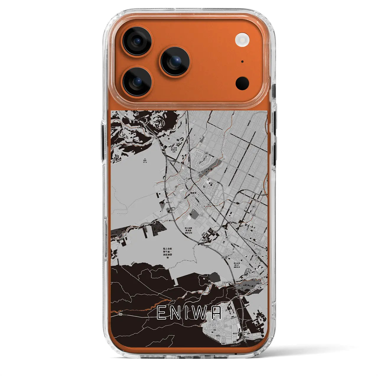 【恵庭(北海道)】地図柄iPhoneケース(MagSafeタイプ)