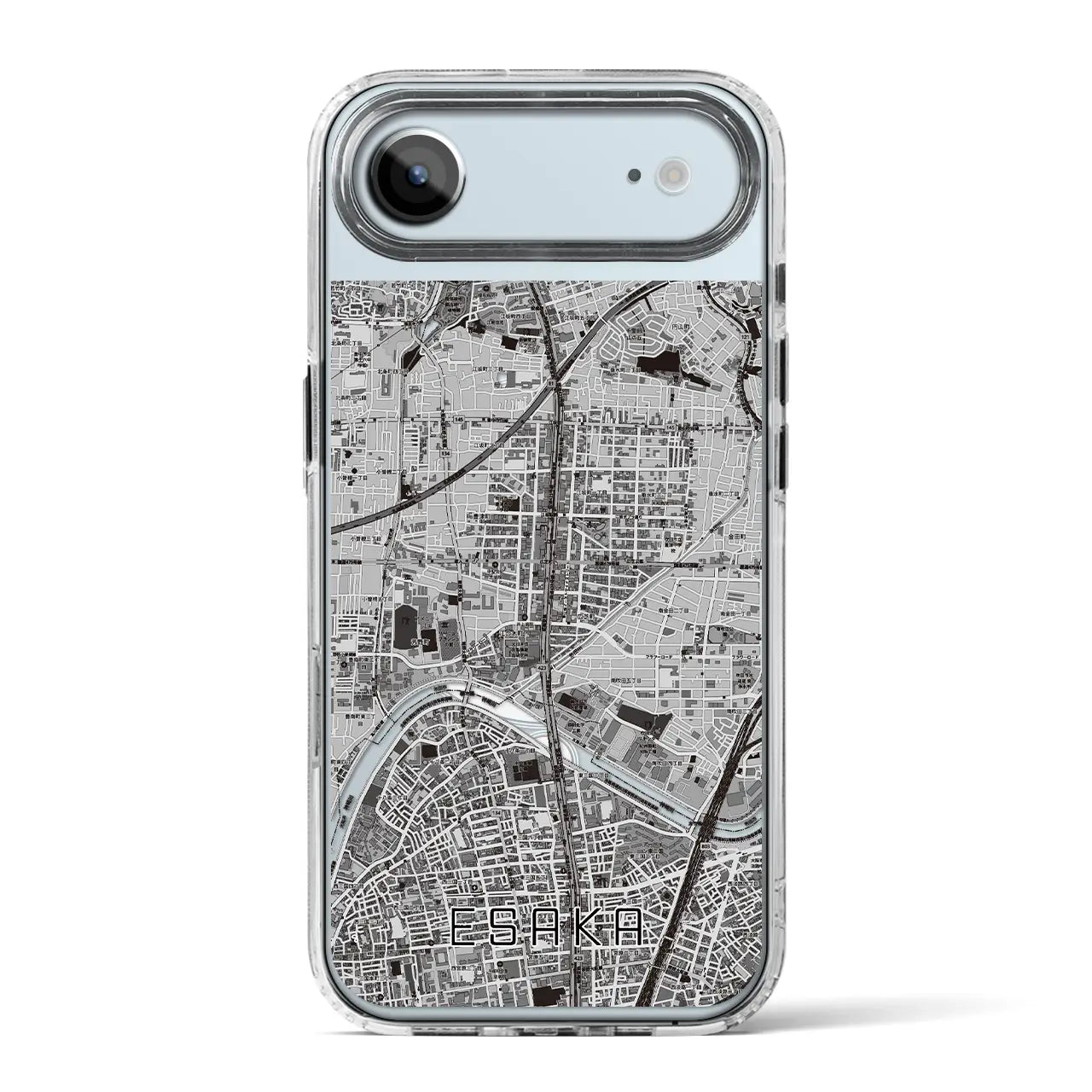 【江坂(大阪府)】地図柄iPhoneケース(MagSafeタイプ)