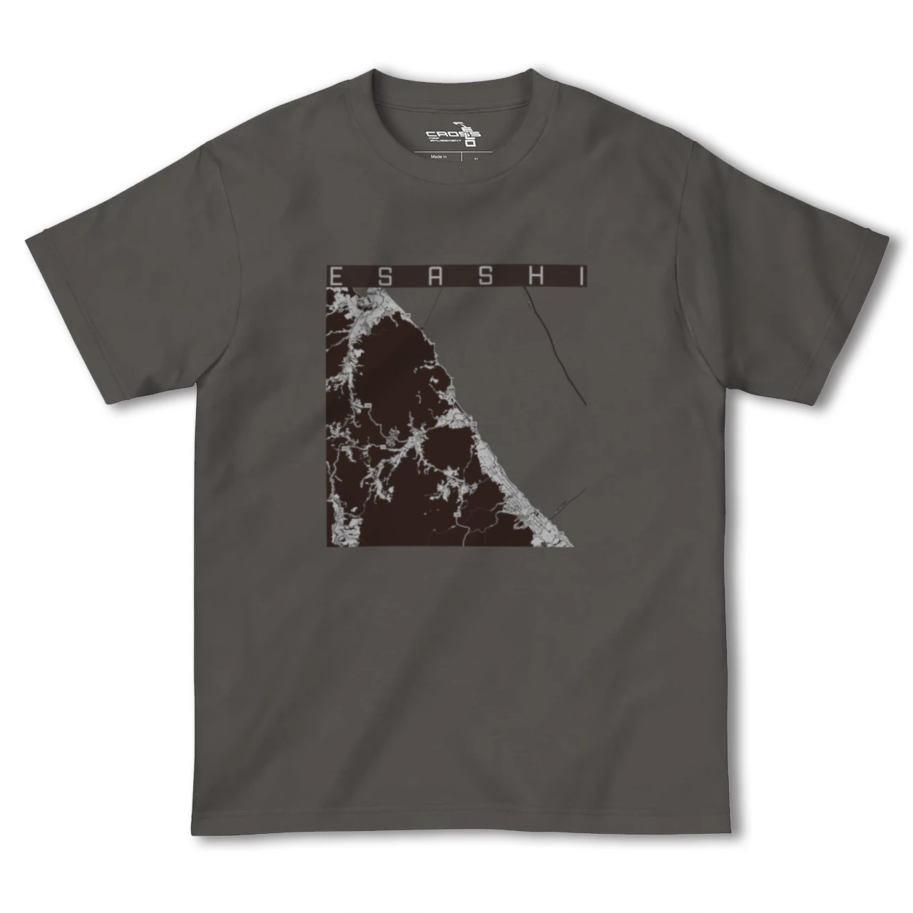 【枝幸(北海道)】地図柄ヘビーウェイトTシャツ