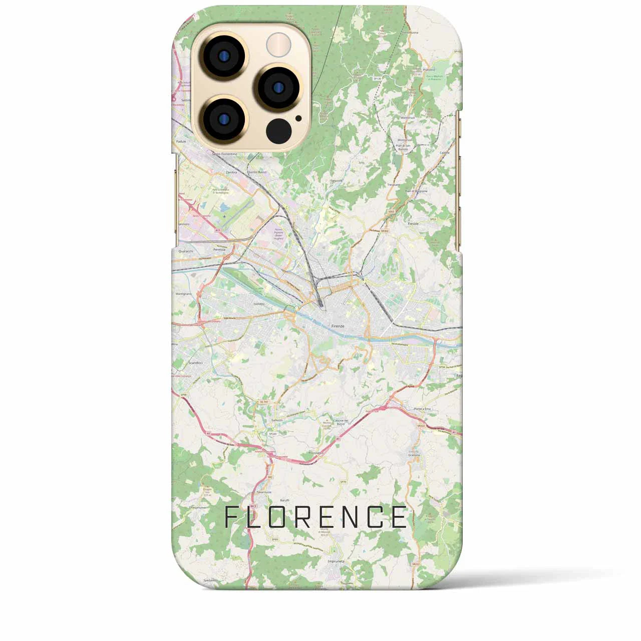 【フィレンツェ(イタリア)】地図柄iPhoneケース(バックカバータイプ)