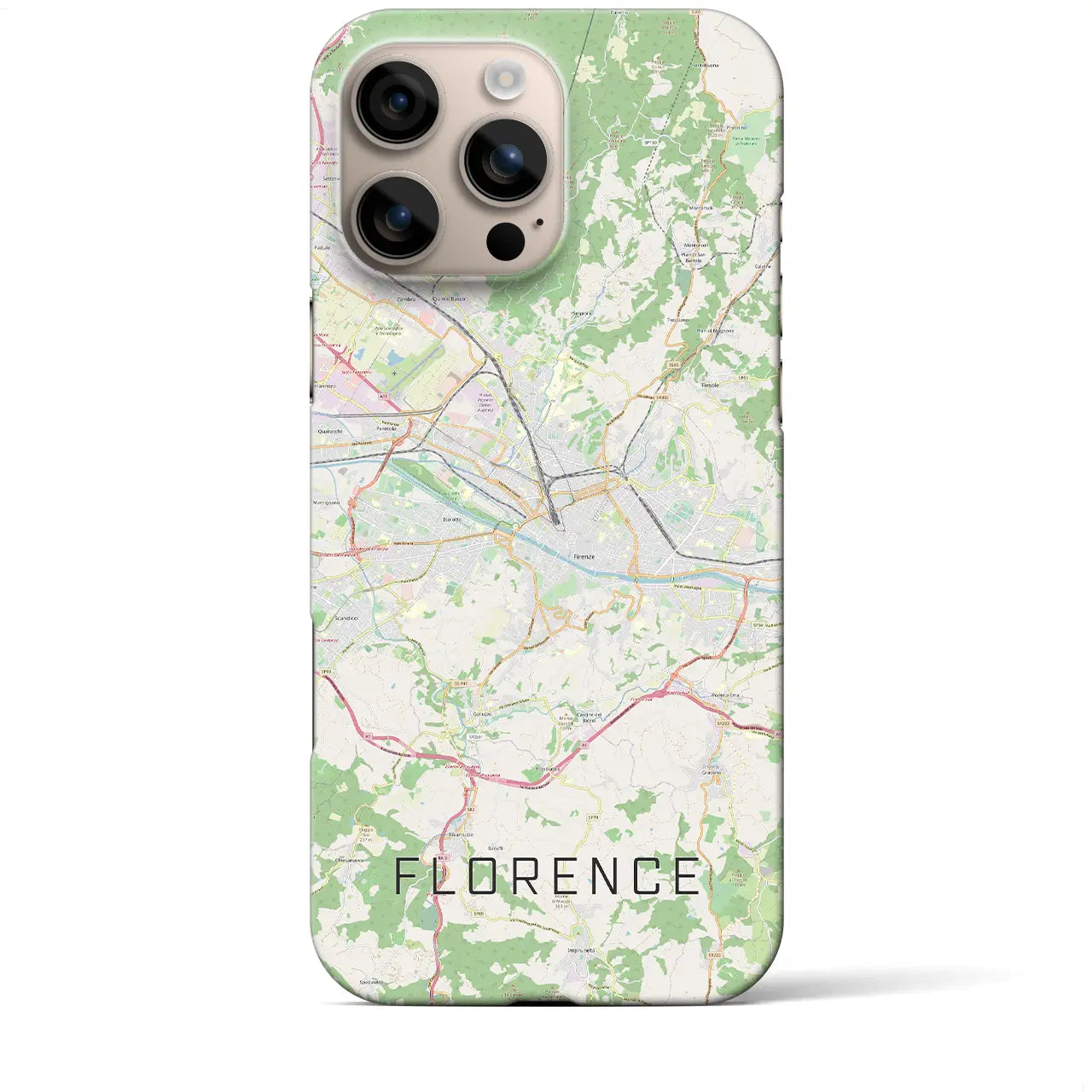 【フィレンツェ(イタリア)】地図柄iPhoneケース(バックカバータイプ)