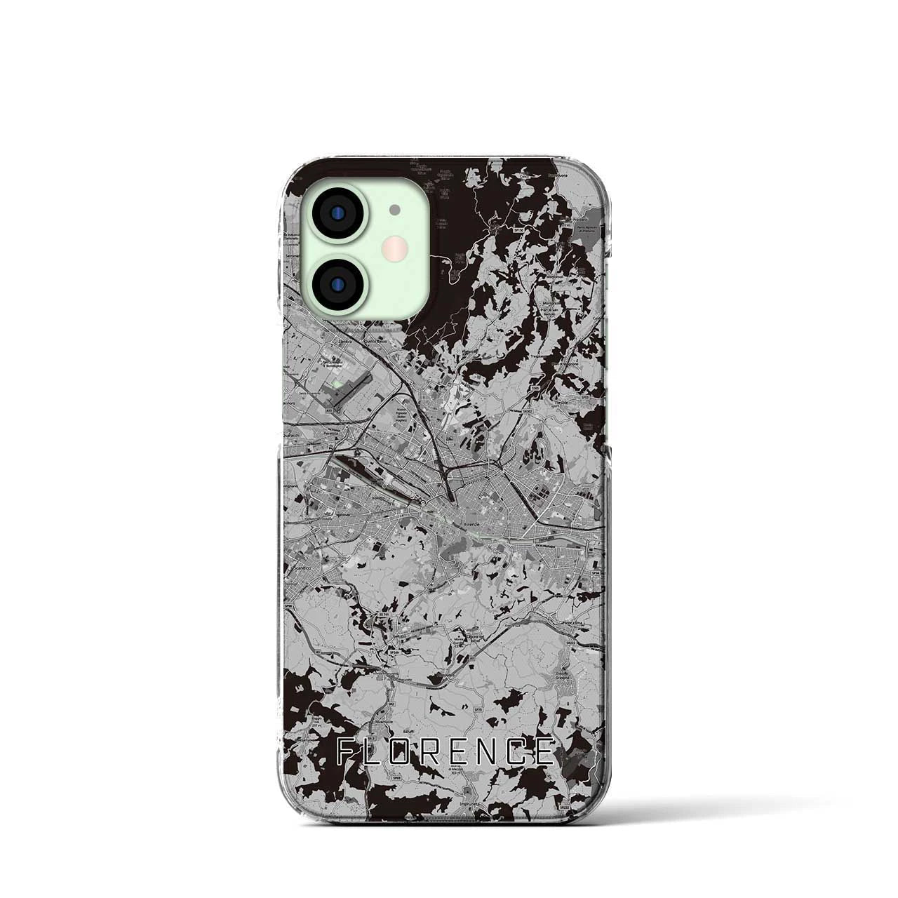 【フィレンツェ(イタリア)】地図柄iPhoneケース(クリアタイプ)