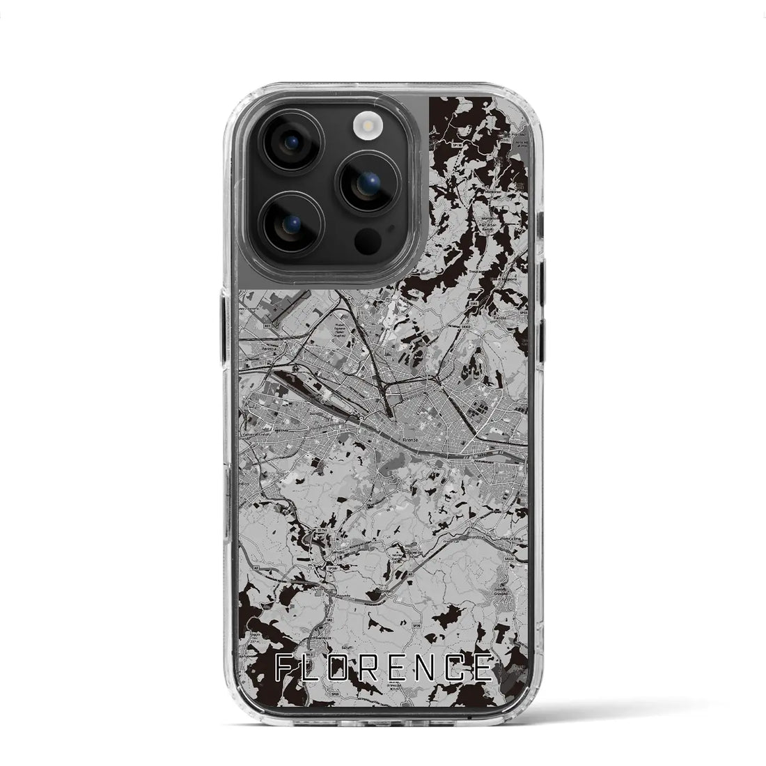 【フィレンツェ(イタリア)】地図柄iPhoneケース(MagSafeタイプ)