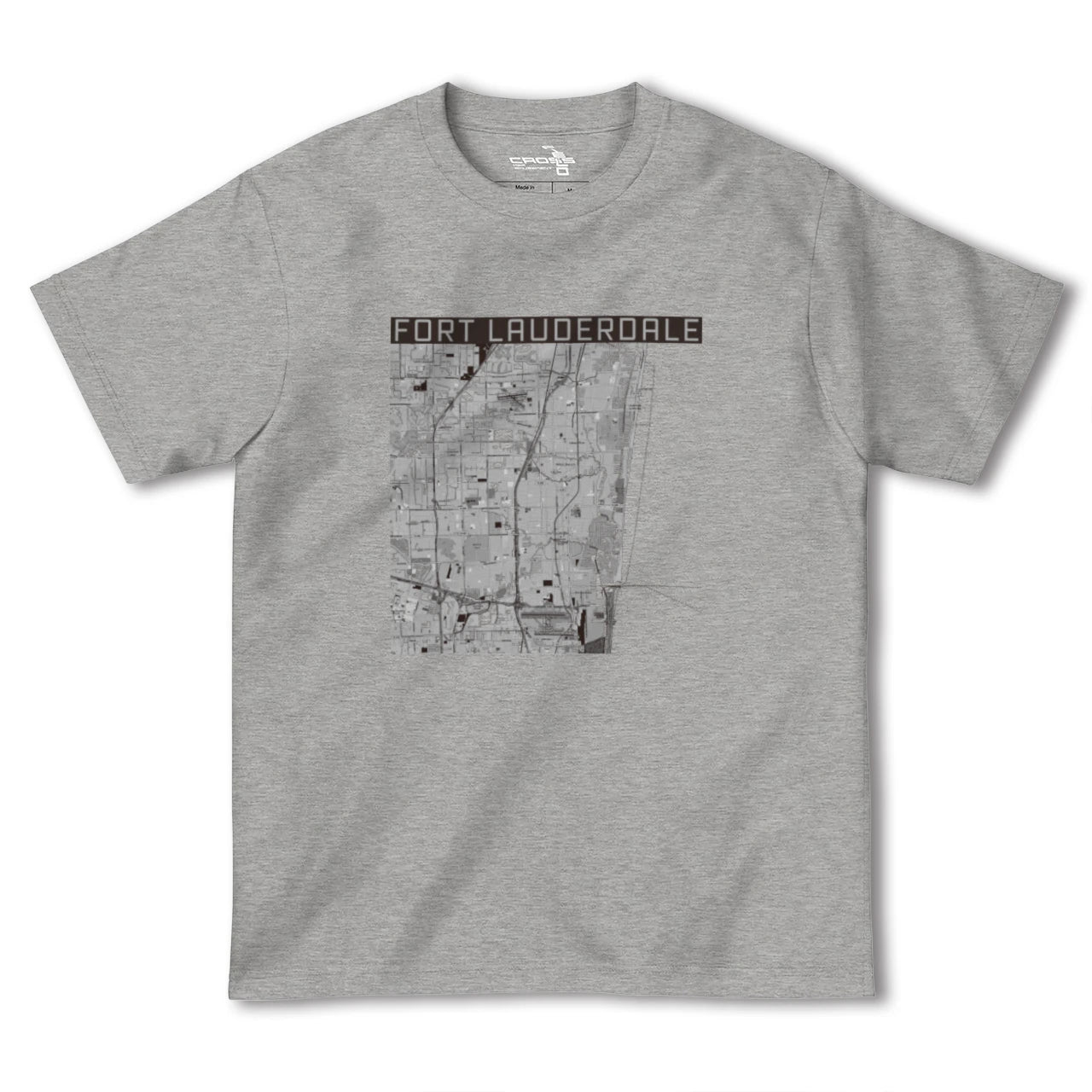 【フォートローダーデール(アメリカ)】地図柄ヘビーウェイトTシャツ
