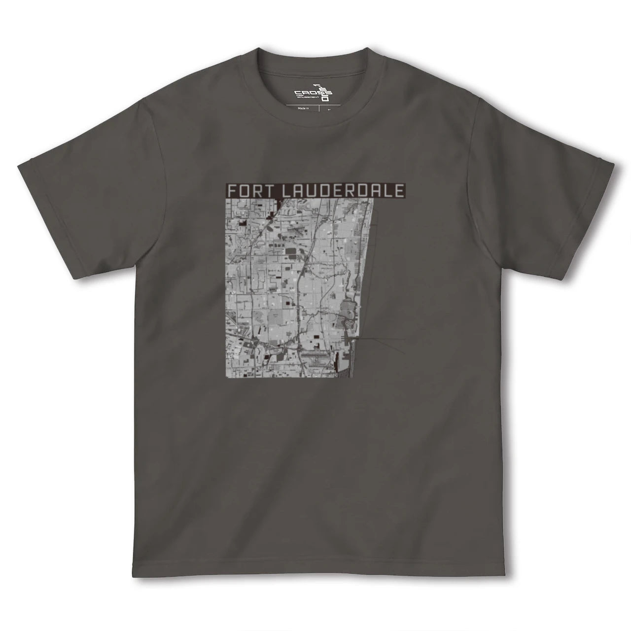 【フォートローダーデール(アメリカ)】地図柄ヘビーウェイトTシャツ