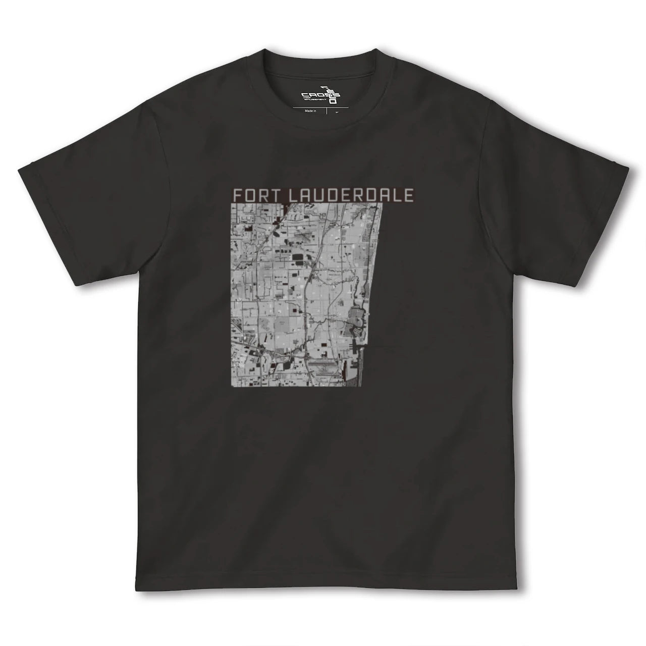 【フォートローダーデール(アメリカ)】地図柄ヘビーウェイトTシャツ