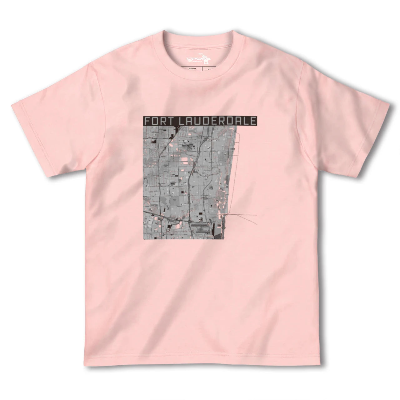 【フォートローダーデール(アメリカ)】地図柄ヘビーウェイトTシャツ