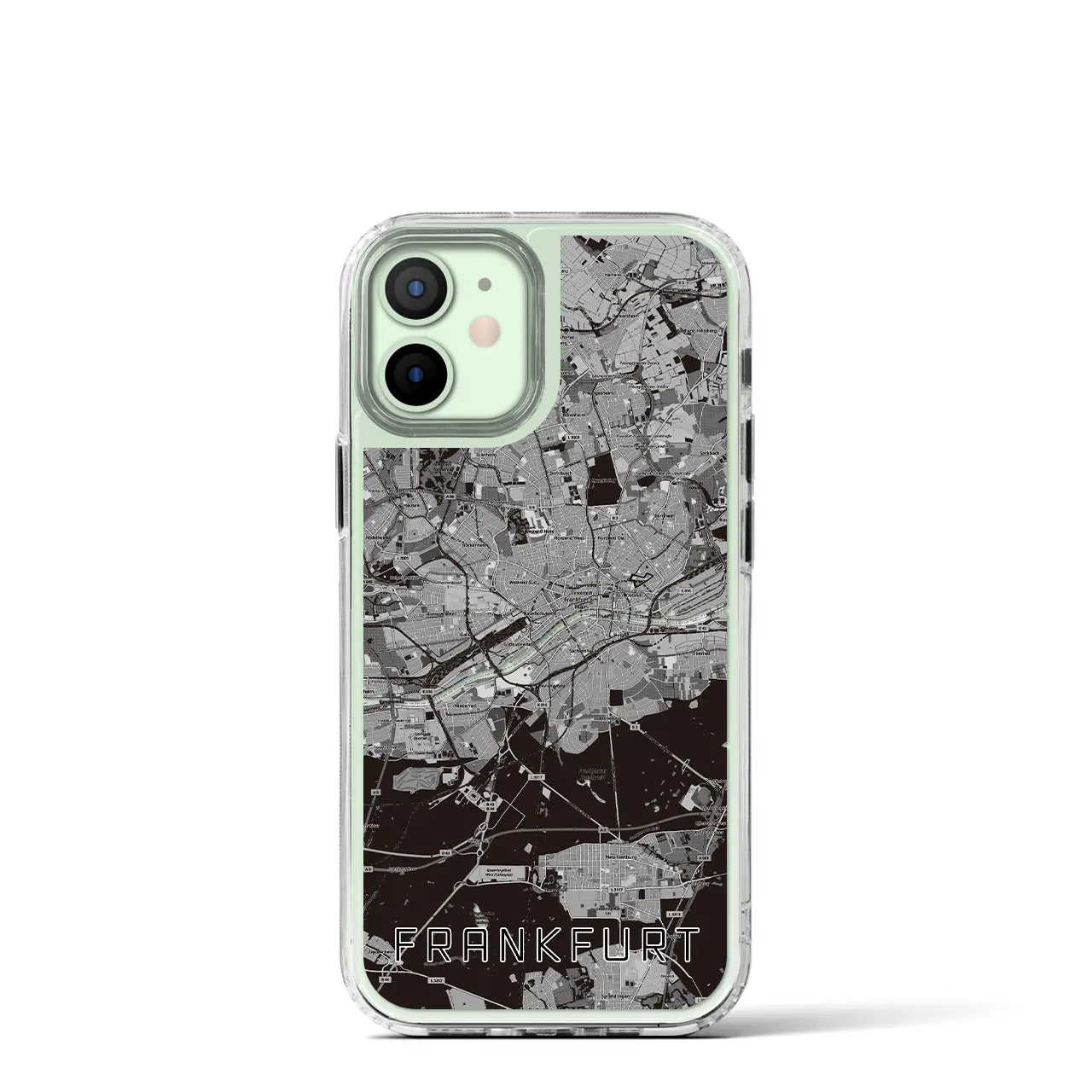 【フランクフルト(ドイツ)】地図柄iPhoneケース(MagSafeタイプ)