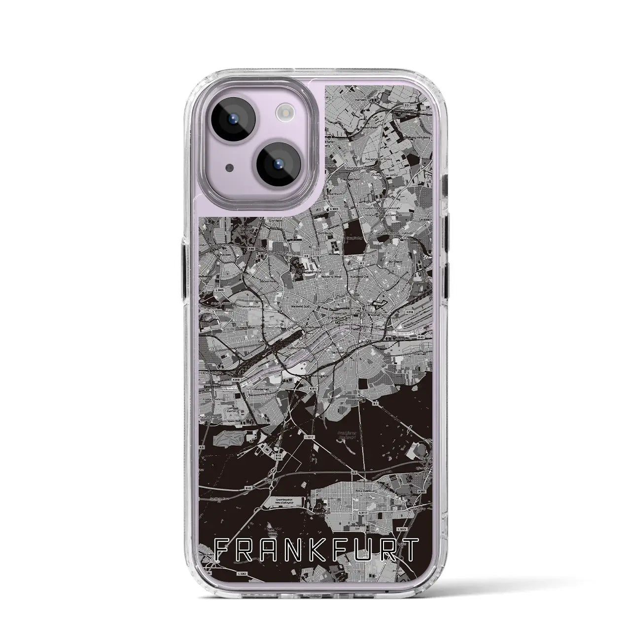 【フランクフルト(ドイツ)】地図柄iPhoneケース(MagSafeタイプ)