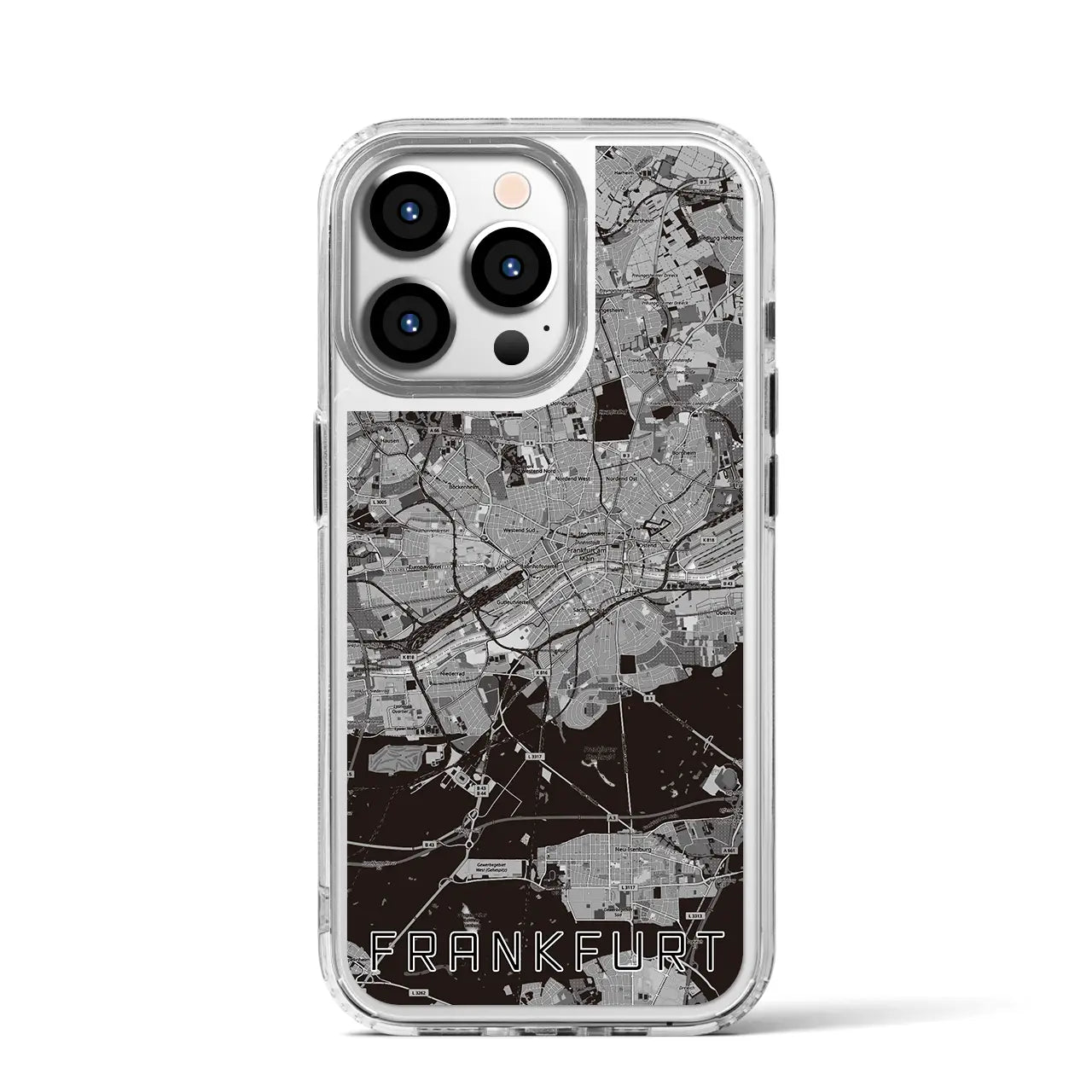 【フランクフルト(ドイツ)】地図柄iPhoneケース(MagSafeタイプ)