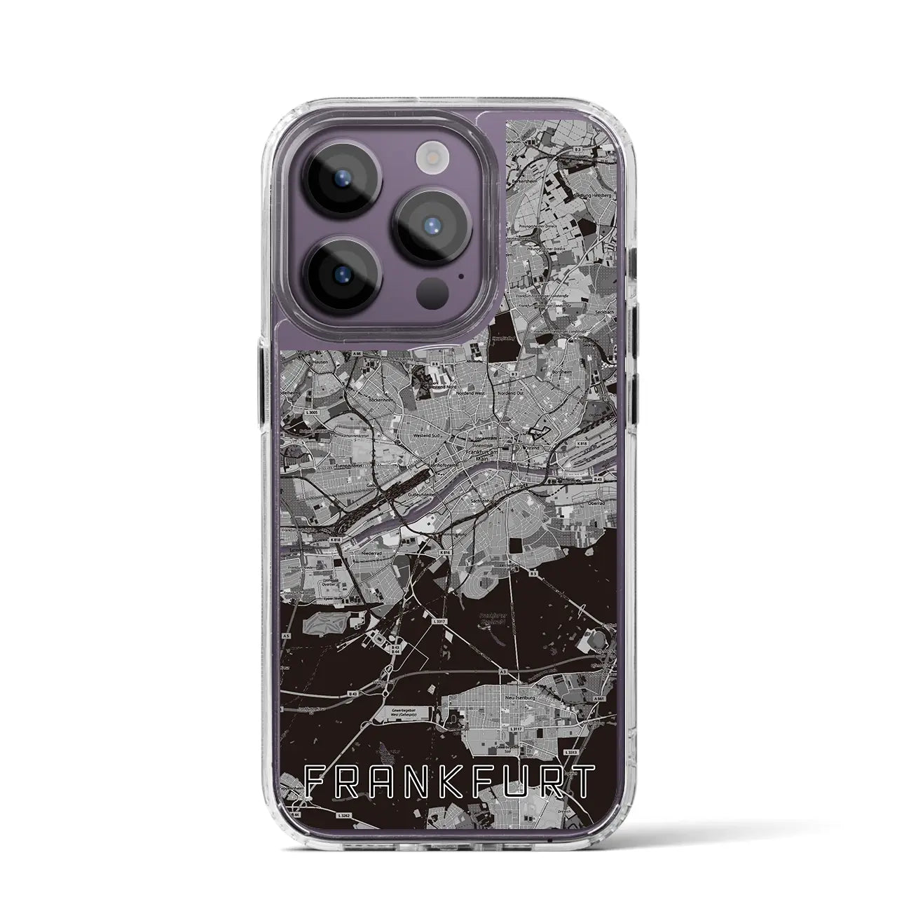 【フランクフルト(ドイツ)】地図柄iPhoneケース(MagSafeタイプ)