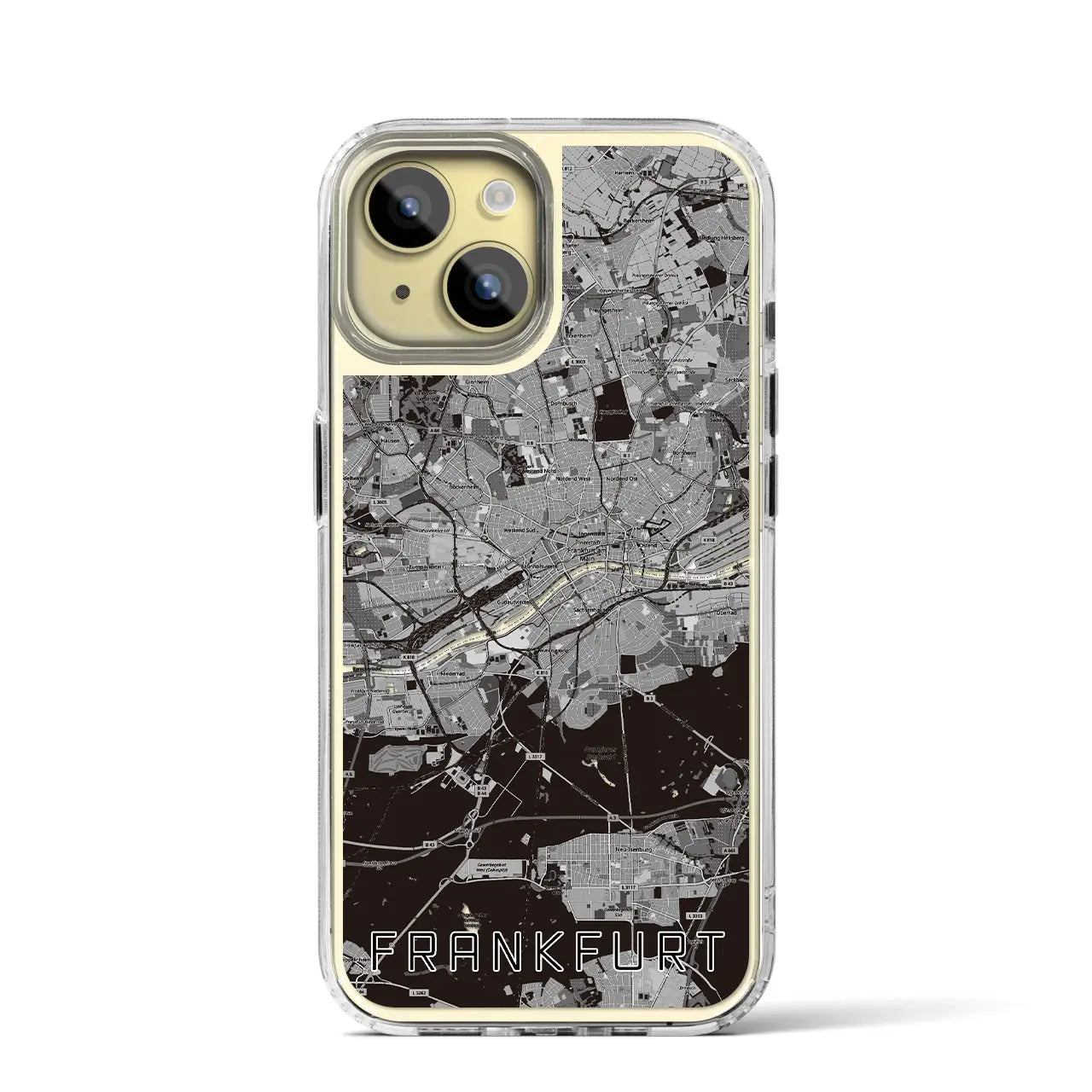 【フランクフルト(ドイツ)】地図柄iPhoneケース(MagSafeタイプ)