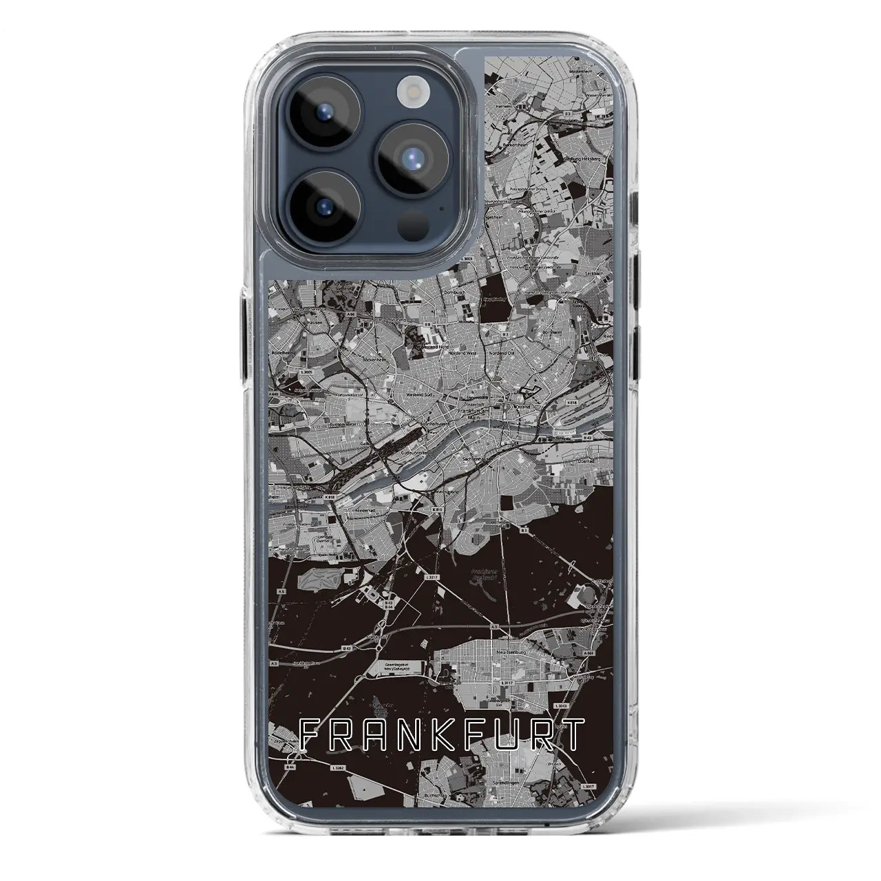 【フランクフルト(ドイツ)】地図柄iPhoneケース(MagSafeタイプ)
