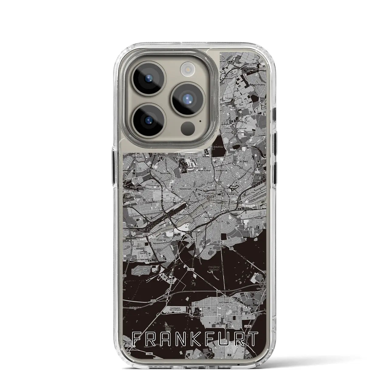 【フランクフルト(ドイツ)】地図柄iPhoneケース(MagSafeタイプ)