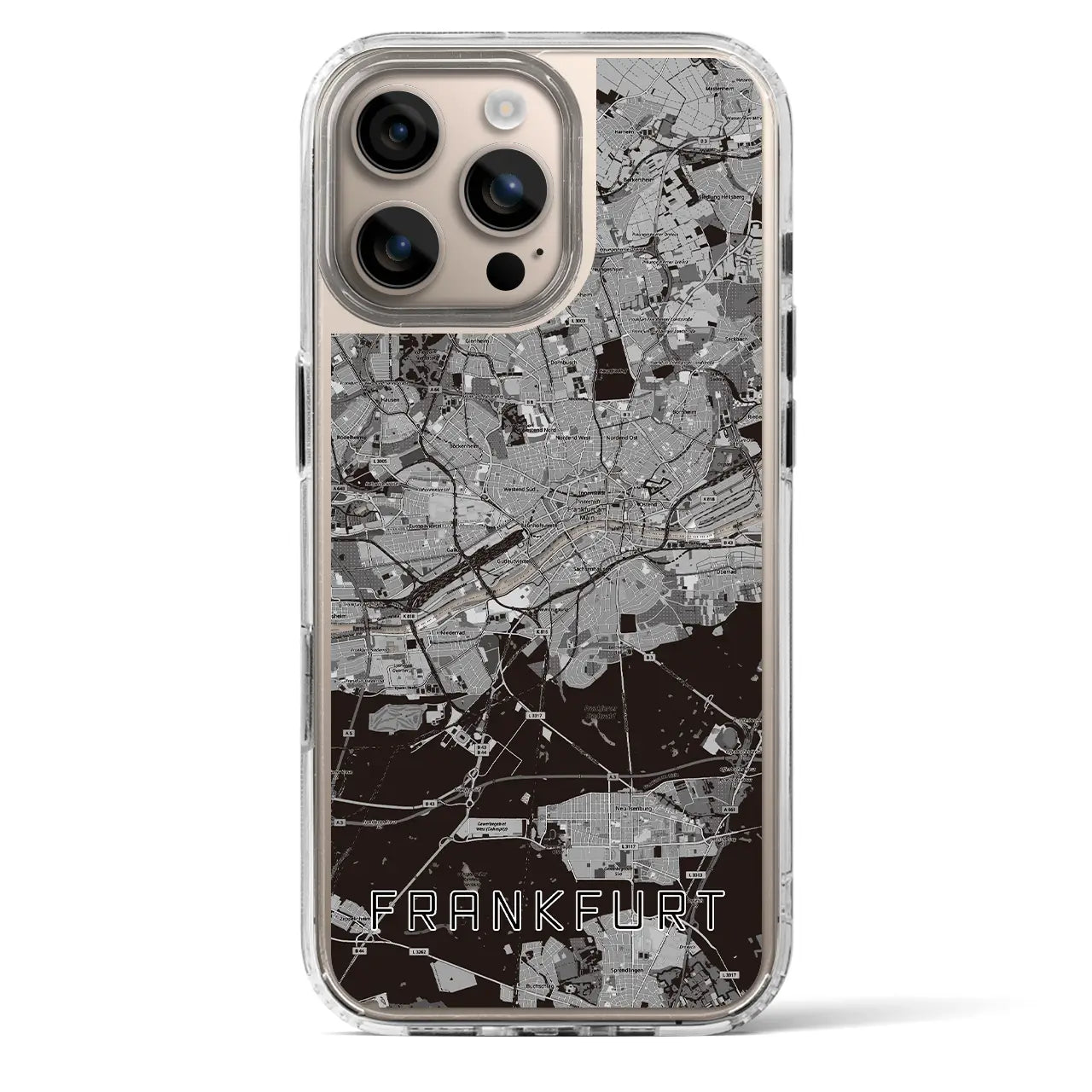 【フランクフルト(ドイツ)】地図柄iPhoneケース(MagSafeタイプ)