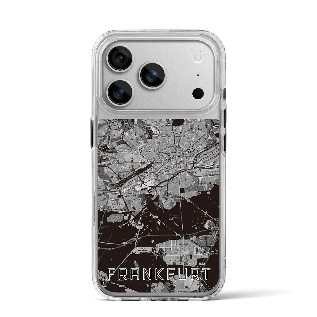 【フランクフルト(ドイツ)】地図柄iPhoneケース(MagSafeタイプ)